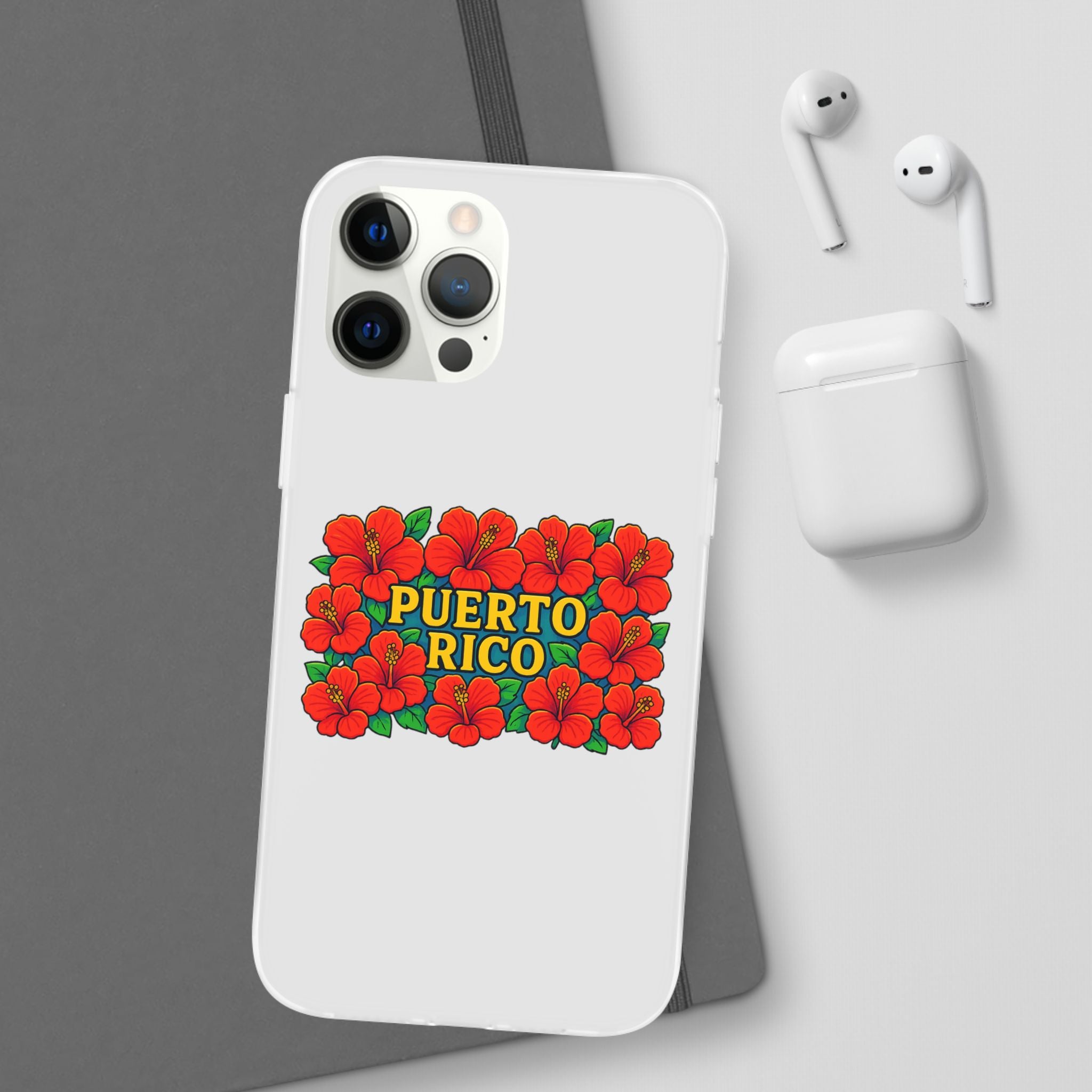 Vibrant Puerto Rico Flexi Case for iPhone | Colorful Floral Phone Cover | Tropical Gift for Travelers | Summer Vibe Case | Custom [...]
