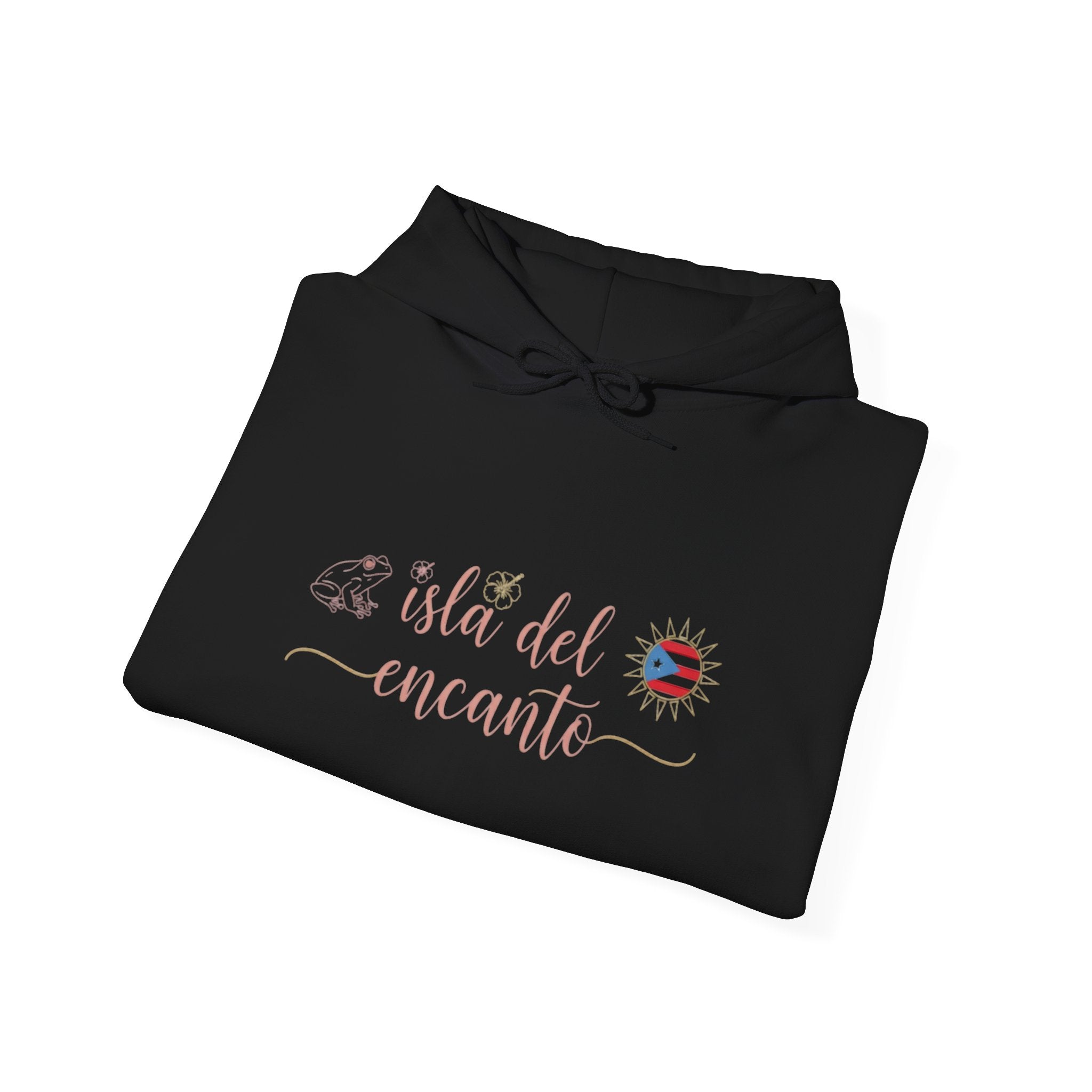 Isla del Encanto Paradise Hoodie - Comfortable Unisex Sweatshirt with 'Isla del Encanto' Design, Gift for Travelers, Cozy for Everyday Wear, [...]