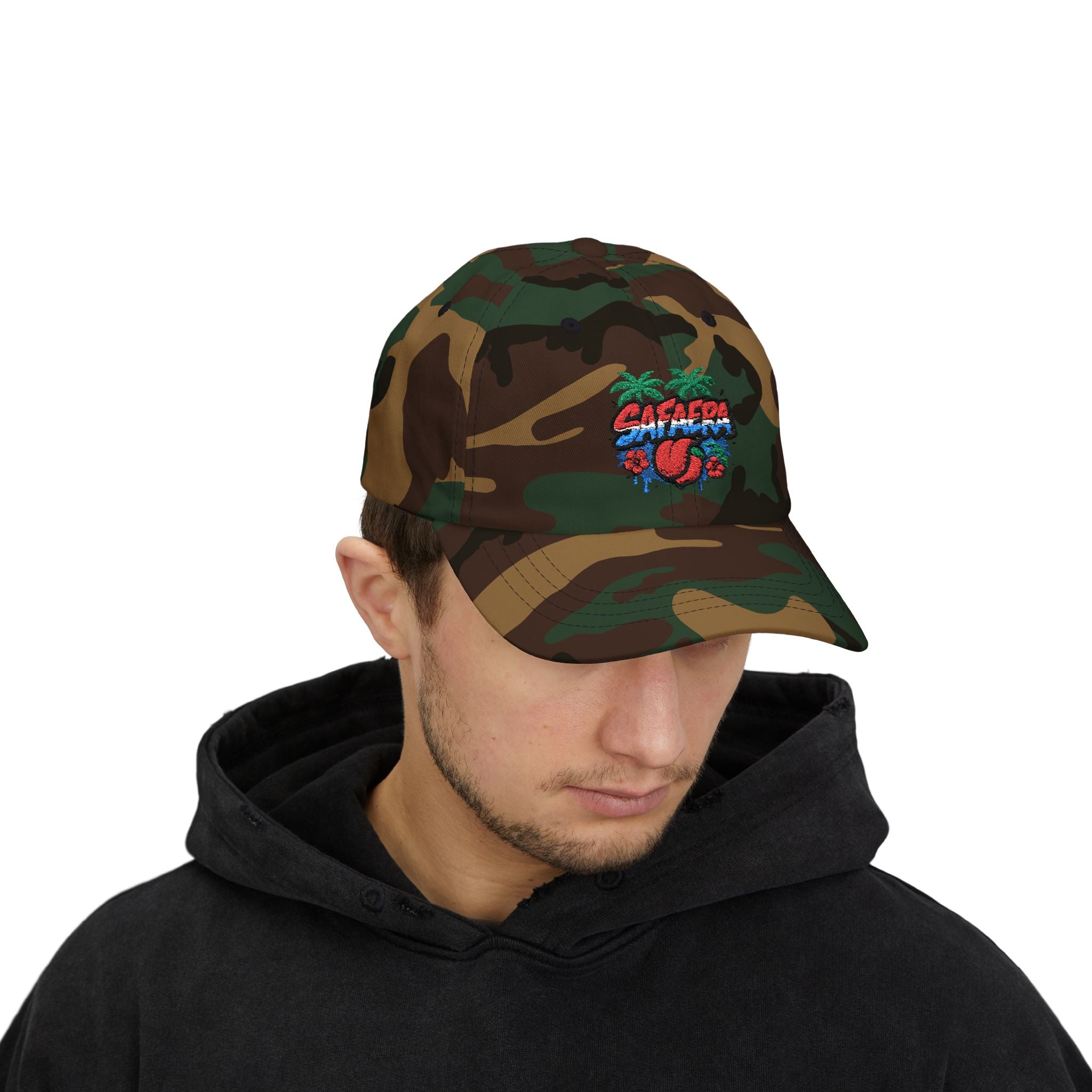 Tropical Vibes Dad Cap - Casual Summer Hat, Perfect Gift for Dads, Outdoor Activities, Beach Days, Vacation Must-Have, Adjustable Style