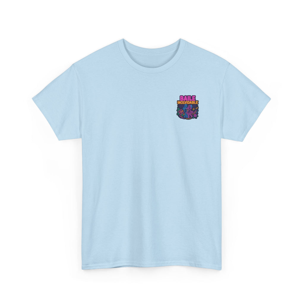 Unisex Heavy Cotton Tee - Colorful 'Baile Inolvidable' T-Shirt