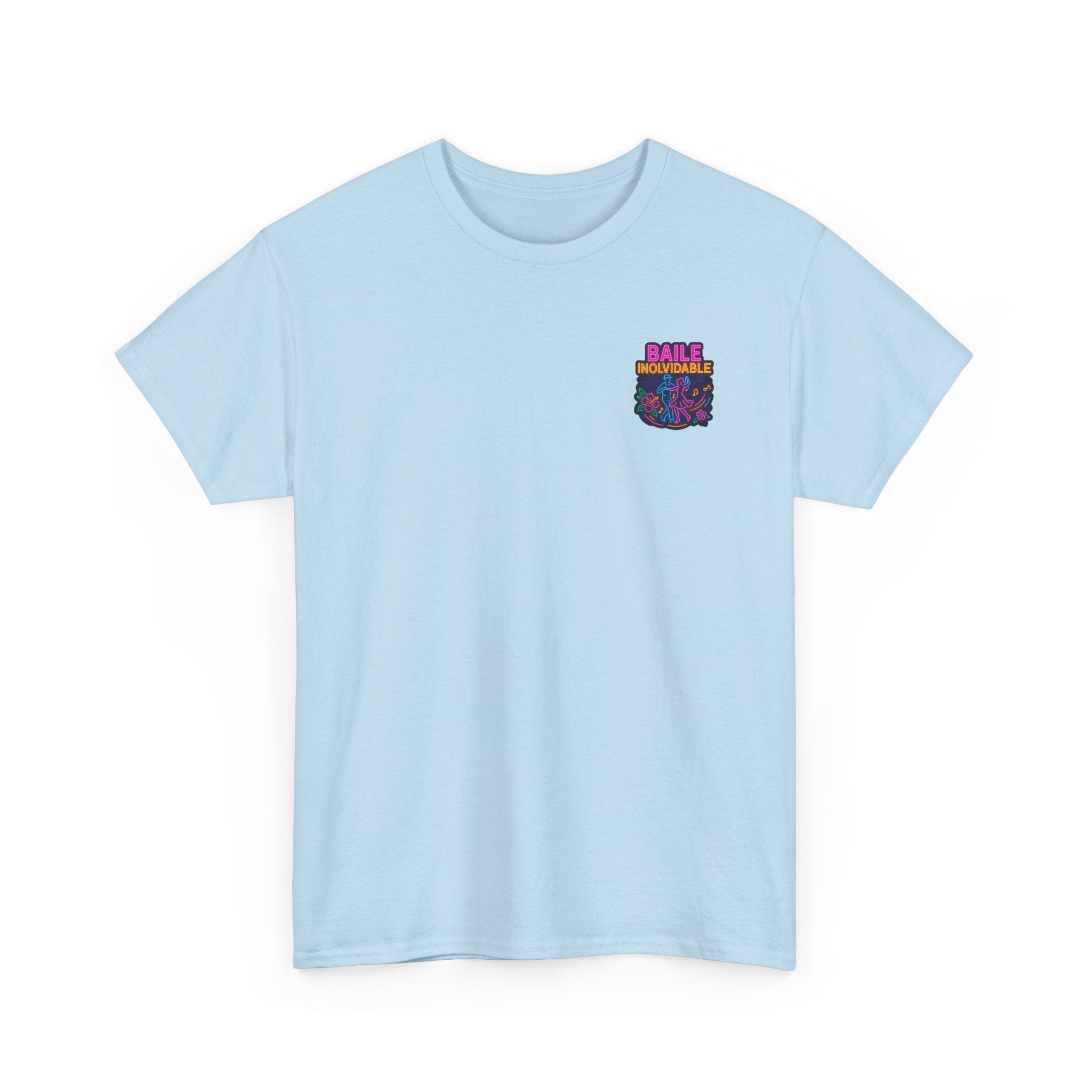 Unisex Heavy Cotton Tee - Colorful 'Baile Inolvidable' T-Shirt