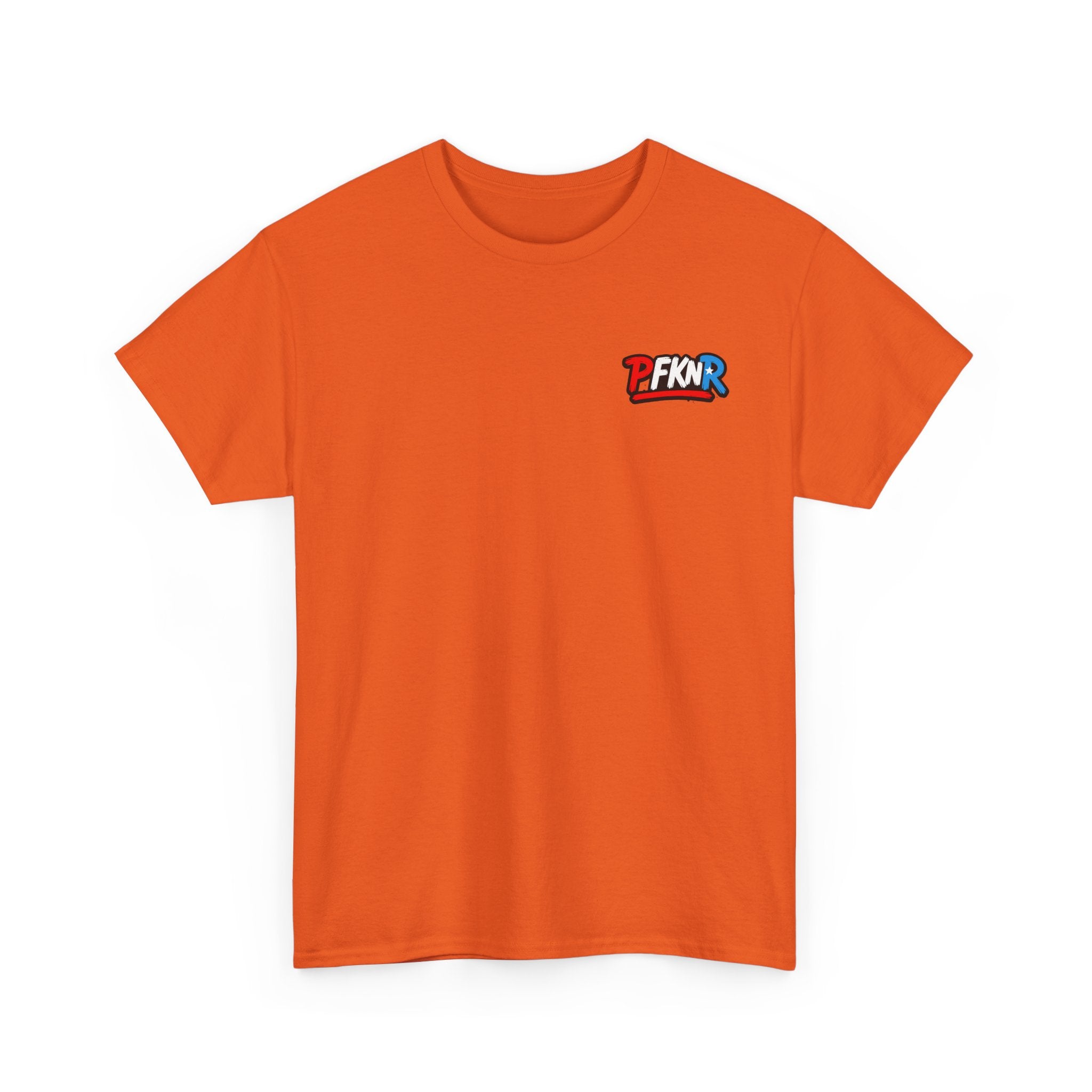Unisex Heavy Cotton Tee - PFKNR Small Logo Shirt, Casual Wear, Gift for Him/Her, Streetwear, Everyday Style, Comfortable Tee