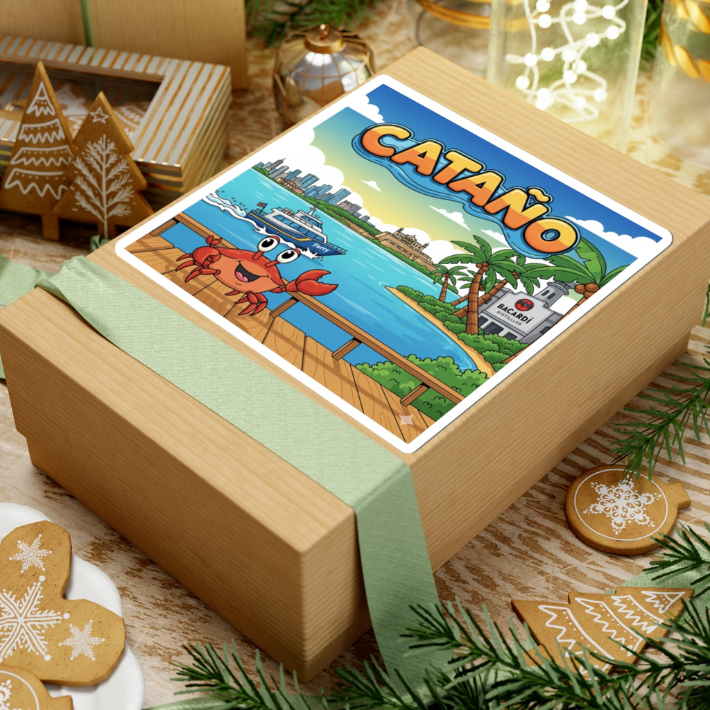 Cataño Crab Kiss-Cut Stickers
