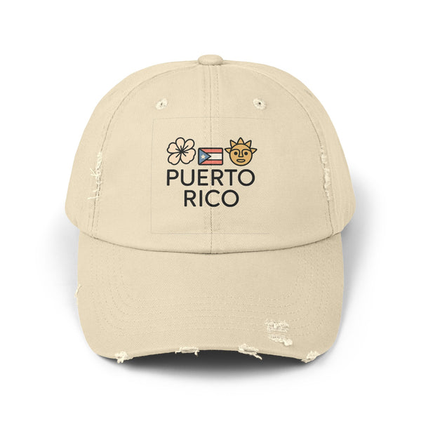 Puerto Rico Distressed Cap