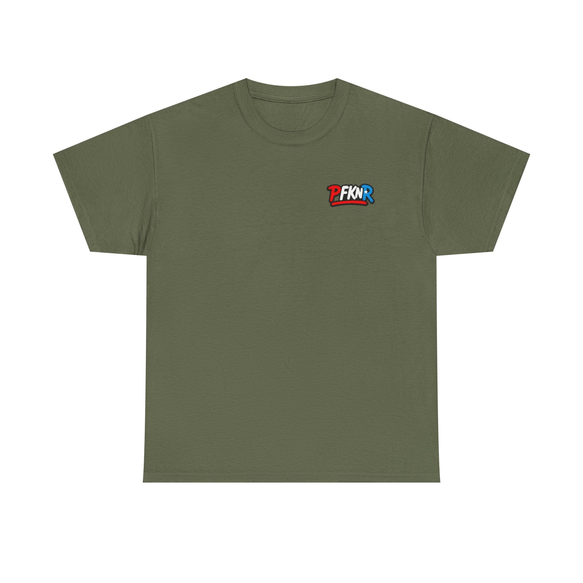 Unisex Heavy Cotton Tee - PFKNR Small Logo Shirt, Casual Wear, Gift for Him/Her, Streetwear, Everyday Style, Comfortable Tee