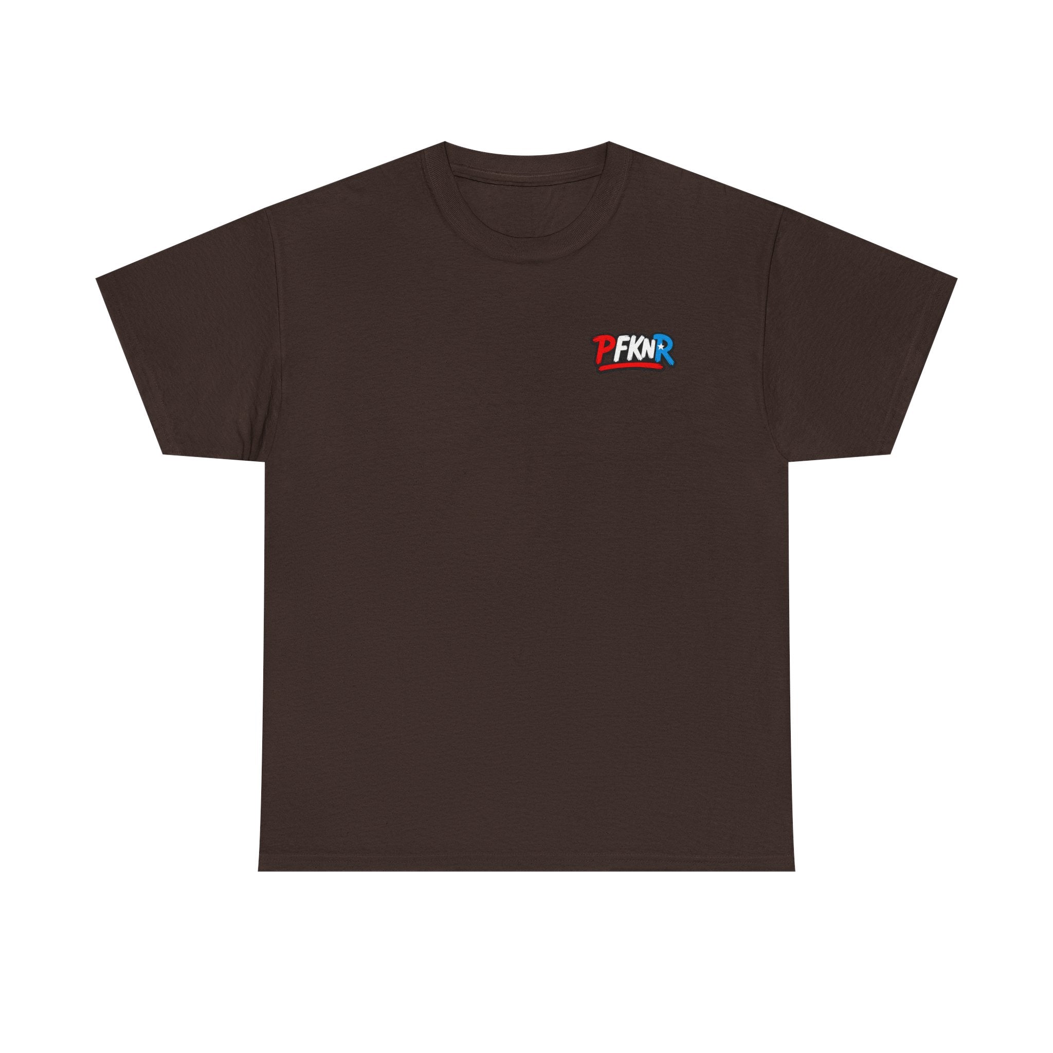 Unisex Heavy Cotton Tee - PFKNR Small Logo Shirt, Casual Wear, Gift for Him/Her, Streetwear, Everyday Style, Comfortable Tee
