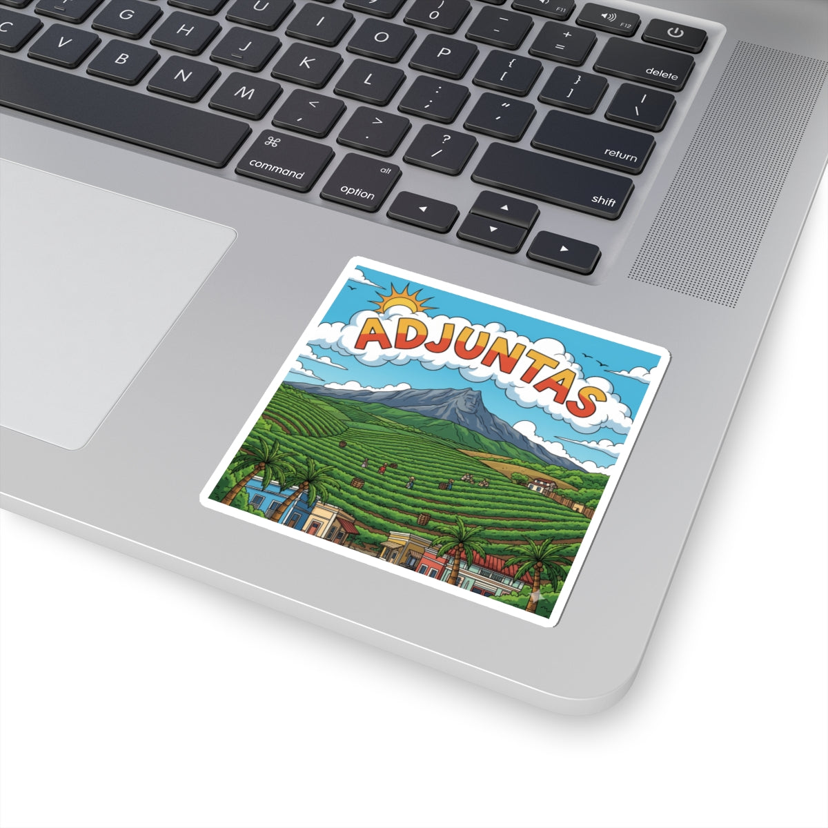 Adjuntas Kiss-Cut Stickers