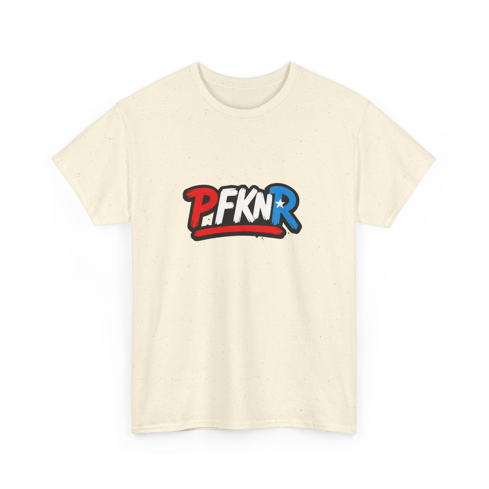 Unisex Heavy Cotton Tee - PFKNR Logo Shirt, Casual Wear, Gift for Him/Her, Streetwear, Everyday Style, Comfortable Tee