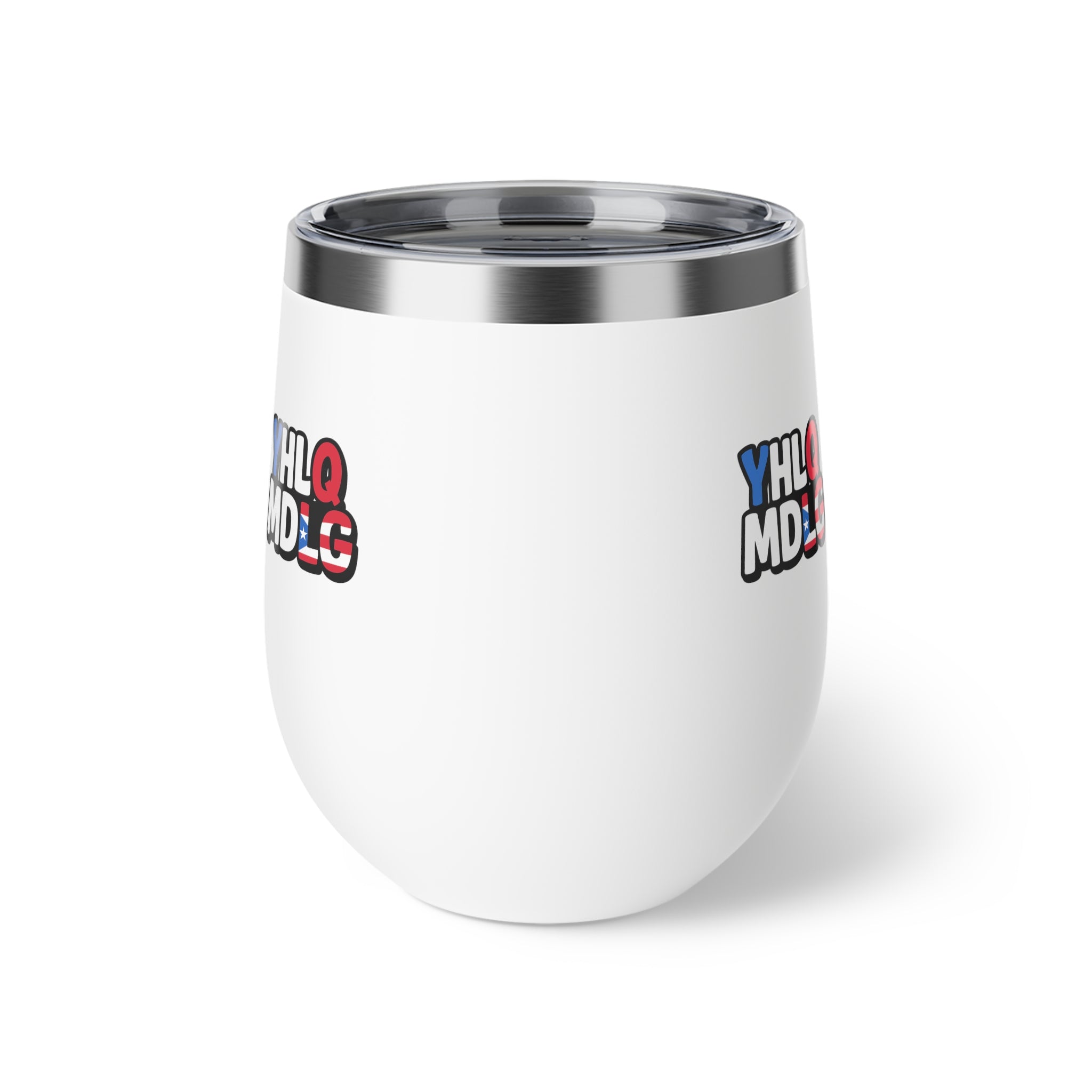 YHLQ MDLG Insulated Coffee Cup, Travel Mug, Stainless Steel Wine Glass, Unique Gifts, Red Cup for Holidays