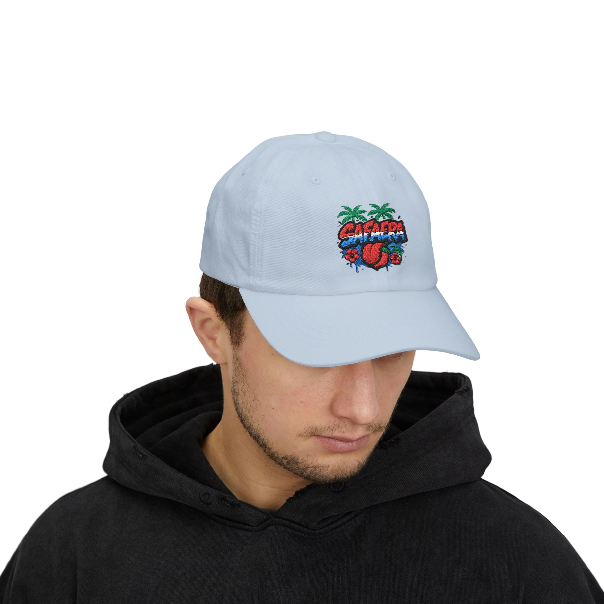 Tropical Vibes Dad Cap - Casual Summer Hat, Perfect Gift for Dads, Outdoor Activities, Beach Days, Vacation Must-Have, Adjustable Style