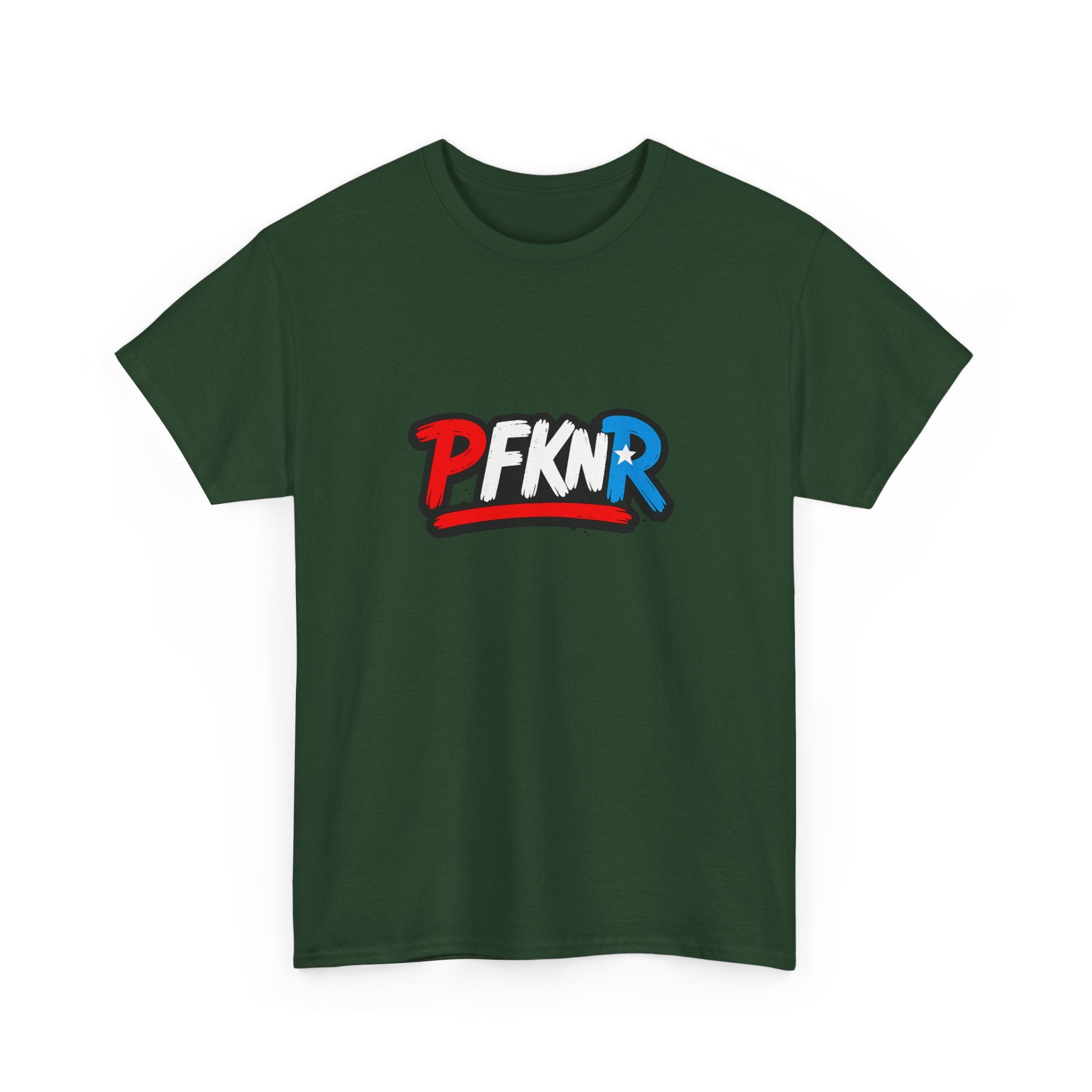 Unisex Heavy Cotton Tee - PFKNR Logo Shirt, Casual Wear, Gift for Him/Her, Streetwear, Everyday Style, Comfortable Tee