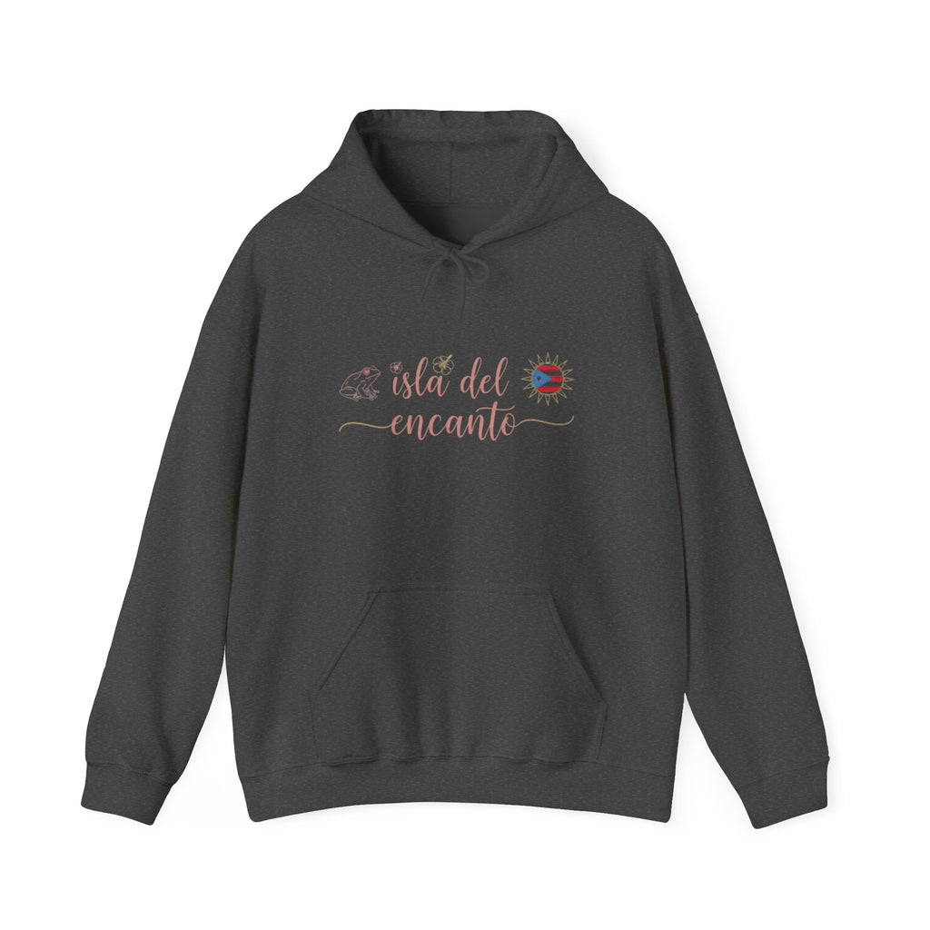 Isla del Encanto Paradise Hoodie - Comfortable Unisex Sweatshirt with 'Isla del Encanto' Design, Gift for Travelers, Cozy for Everyday Wear, [...]