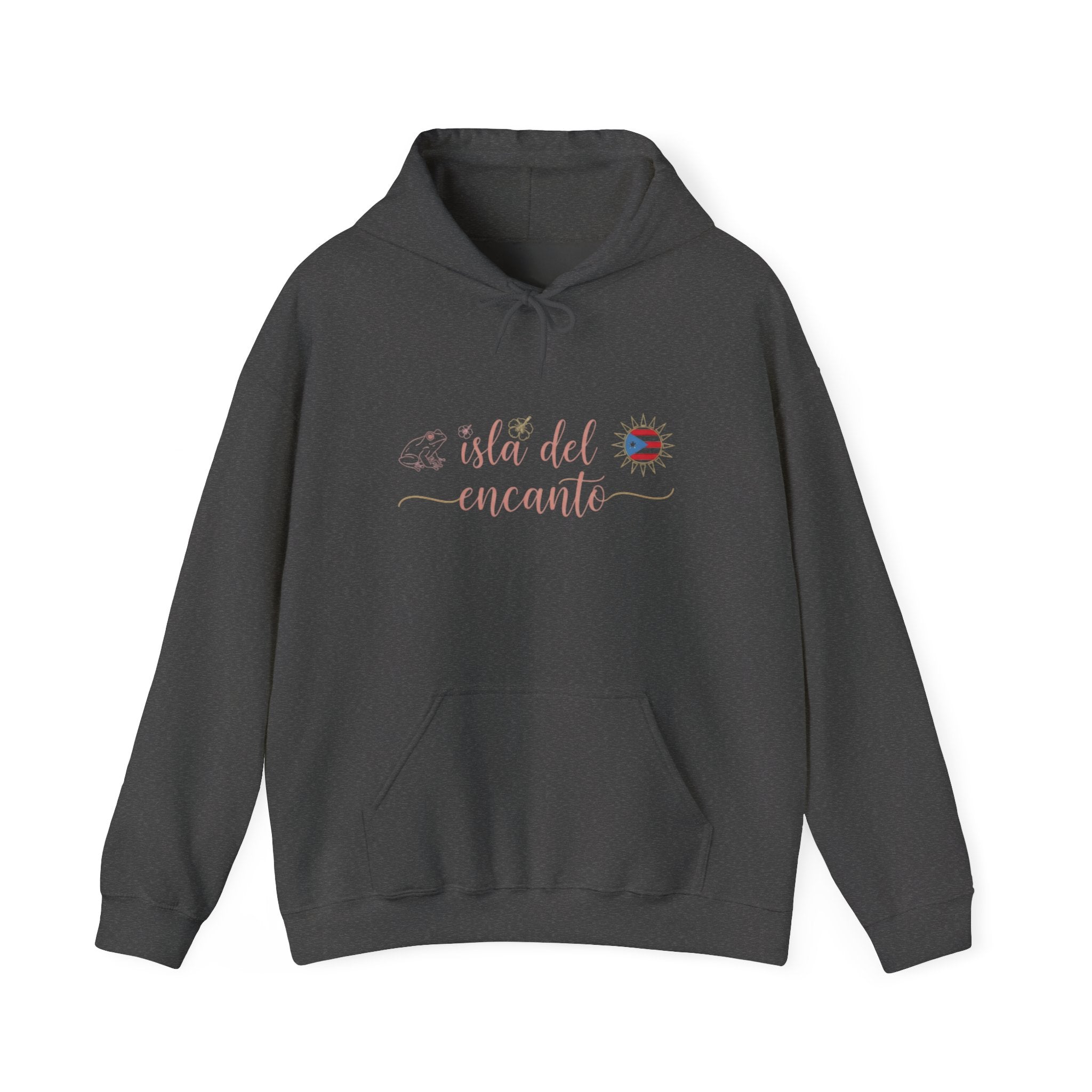 Isla del Encanto Paradise Hoodie - Comfortable Unisex Sweatshirt with 'Isla del Encanto' Design, Gift for Travelers, Cozy for Everyday Wear, [...]