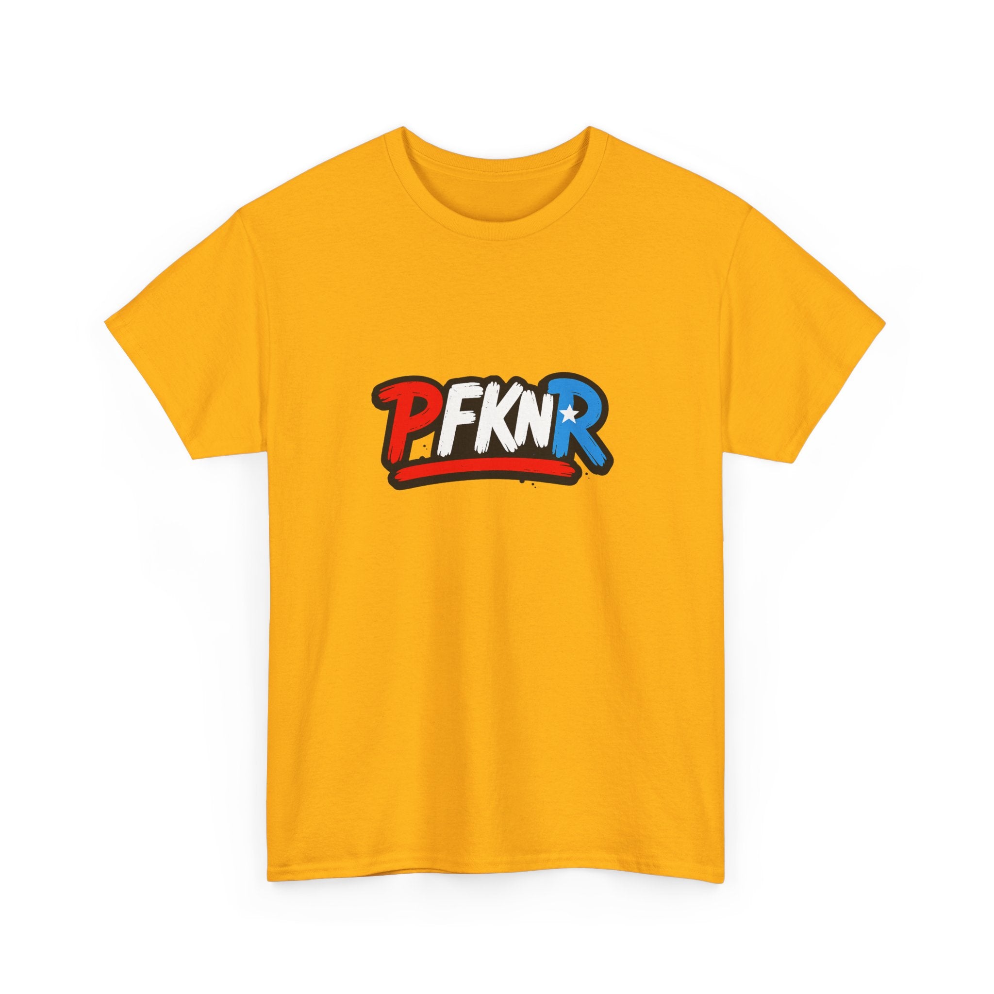 Unisex Heavy Cotton Tee - PFKNR Logo Shirt, Casual Wear, Gift for Him/Her, Streetwear, Everyday Style, Comfortable Tee