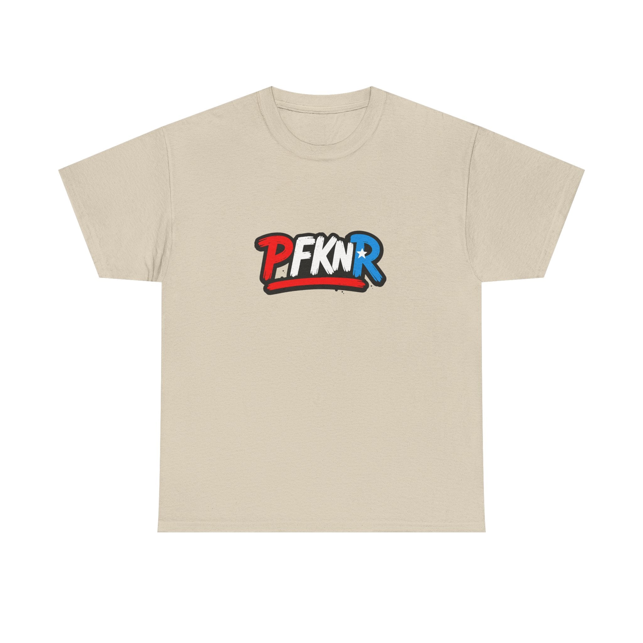 Unisex Heavy Cotton Tee - PFKNR Logo Shirt, Casual Wear, Gift for Him/Her, Streetwear, Everyday Style, Comfortable Tee