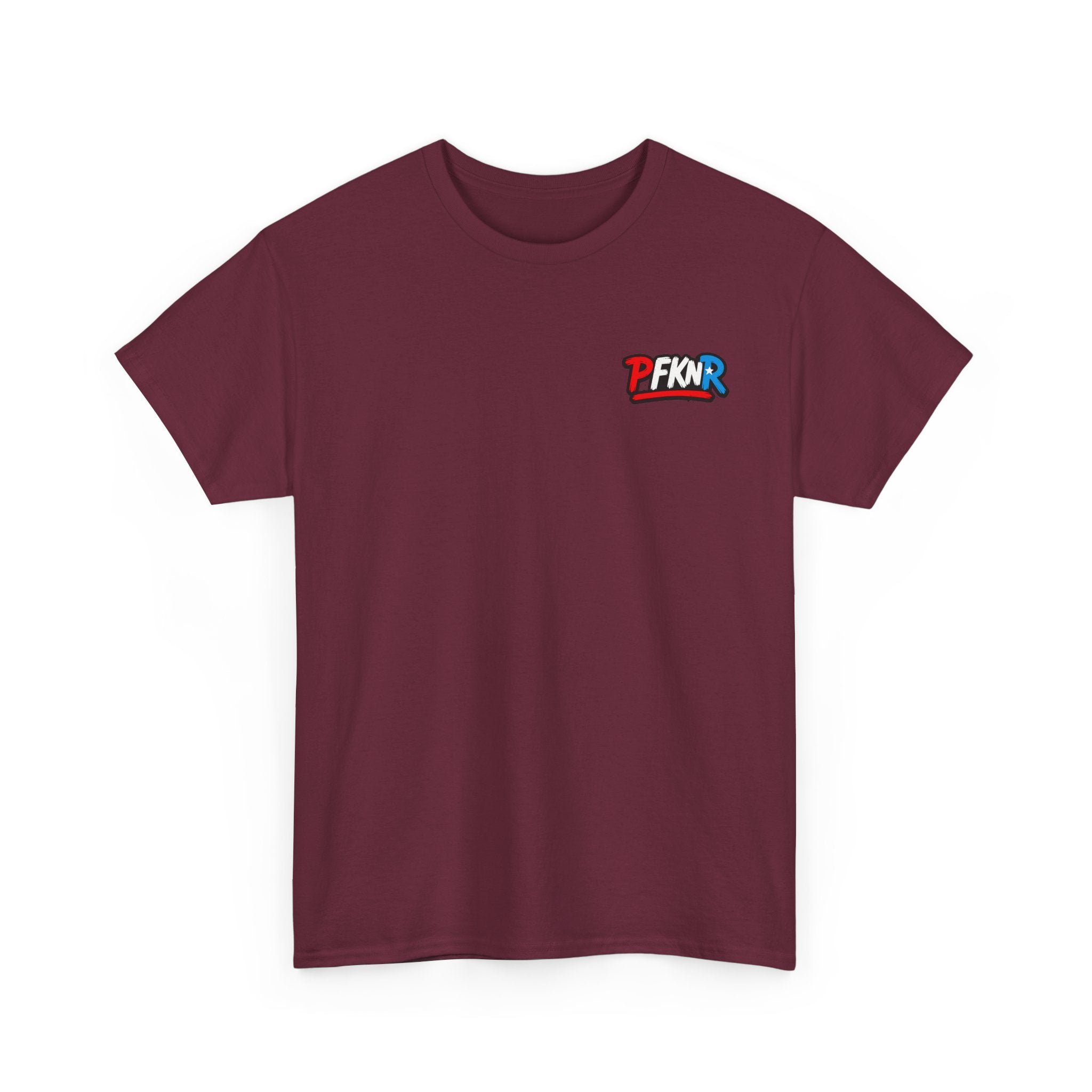 Unisex Heavy Cotton Tee - PFKNR Small Logo Shirt, Casual Wear, Gift for Him/Her, Streetwear, Everyday Style, Comfortable Tee