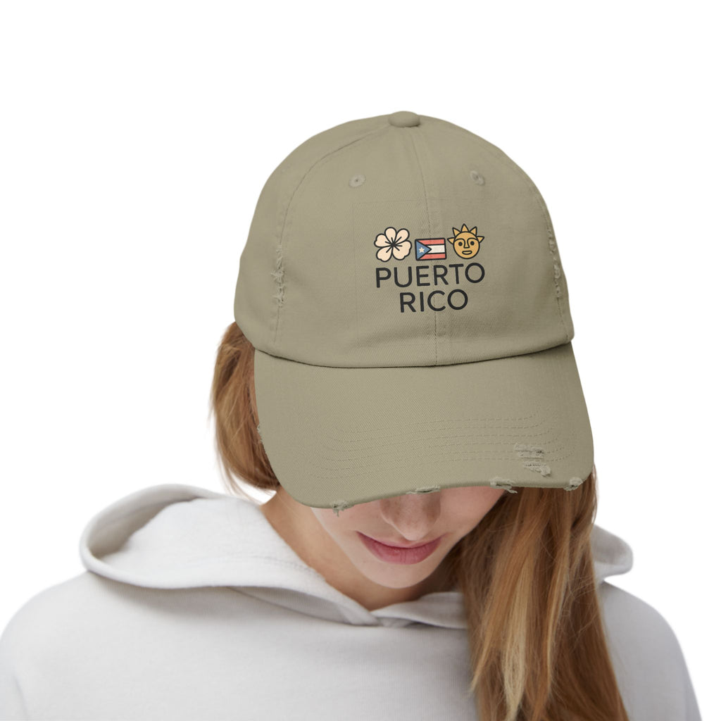 Puerto Rico Distressed Cap