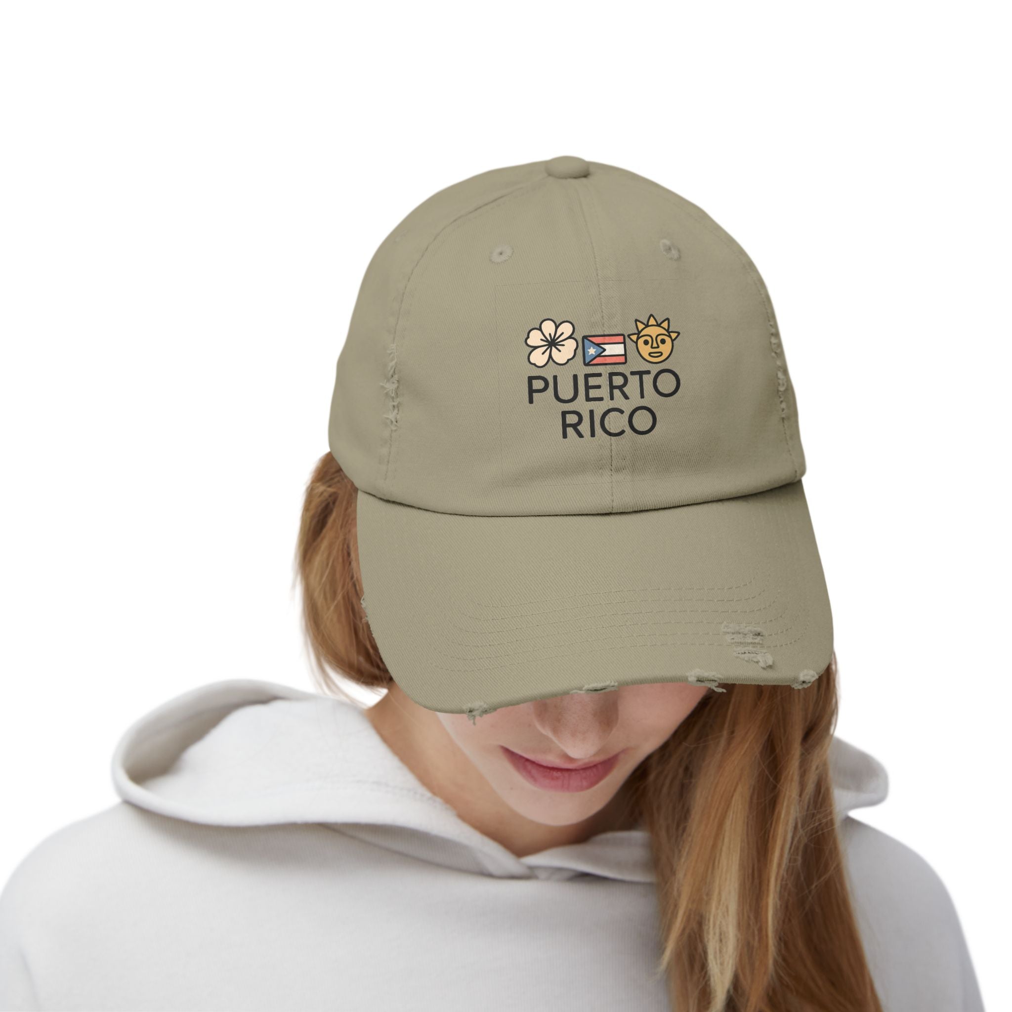 Puerto Rico Distressed Cap