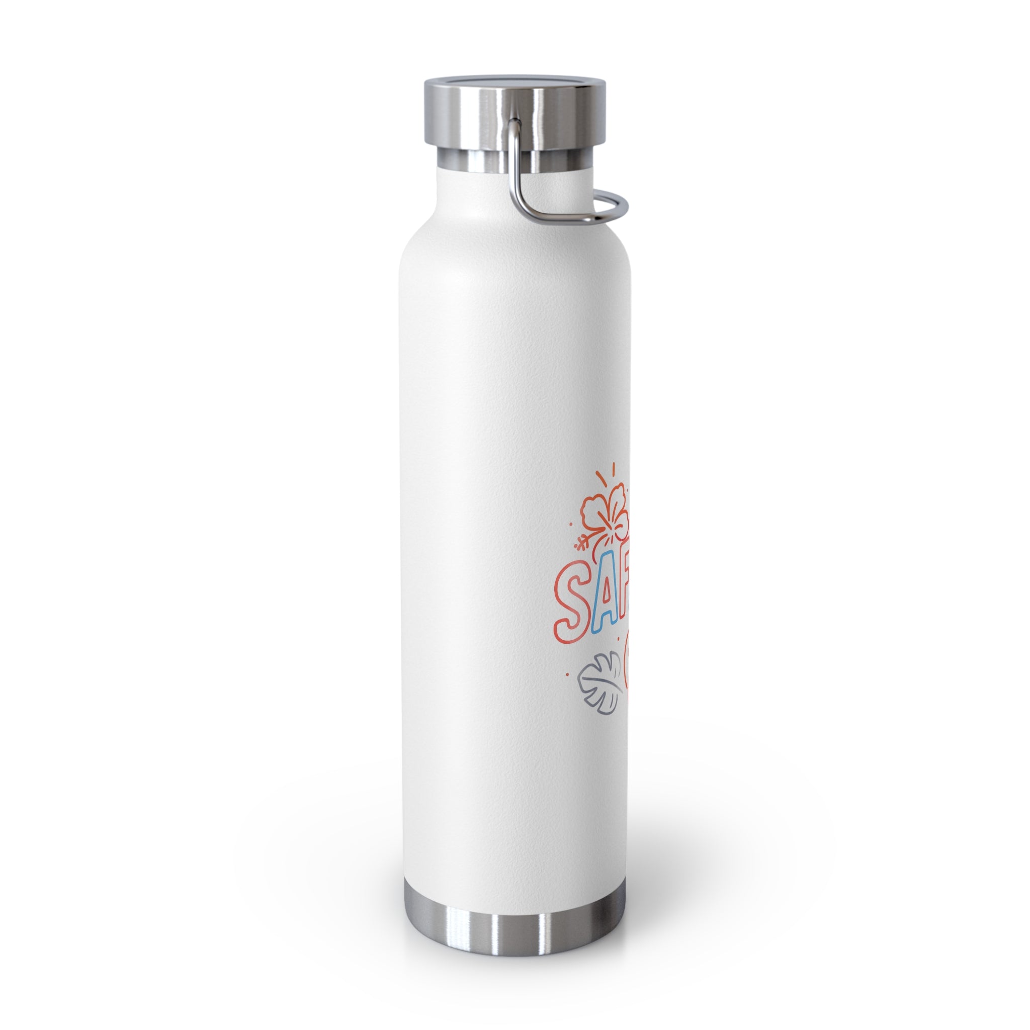 Safaera Insulated Water Bottle, 22oz, Tropical Vibe, Eco-Friendly Gift, Beach Day Essential, Summer Adventures, Hydration On-The-Go
