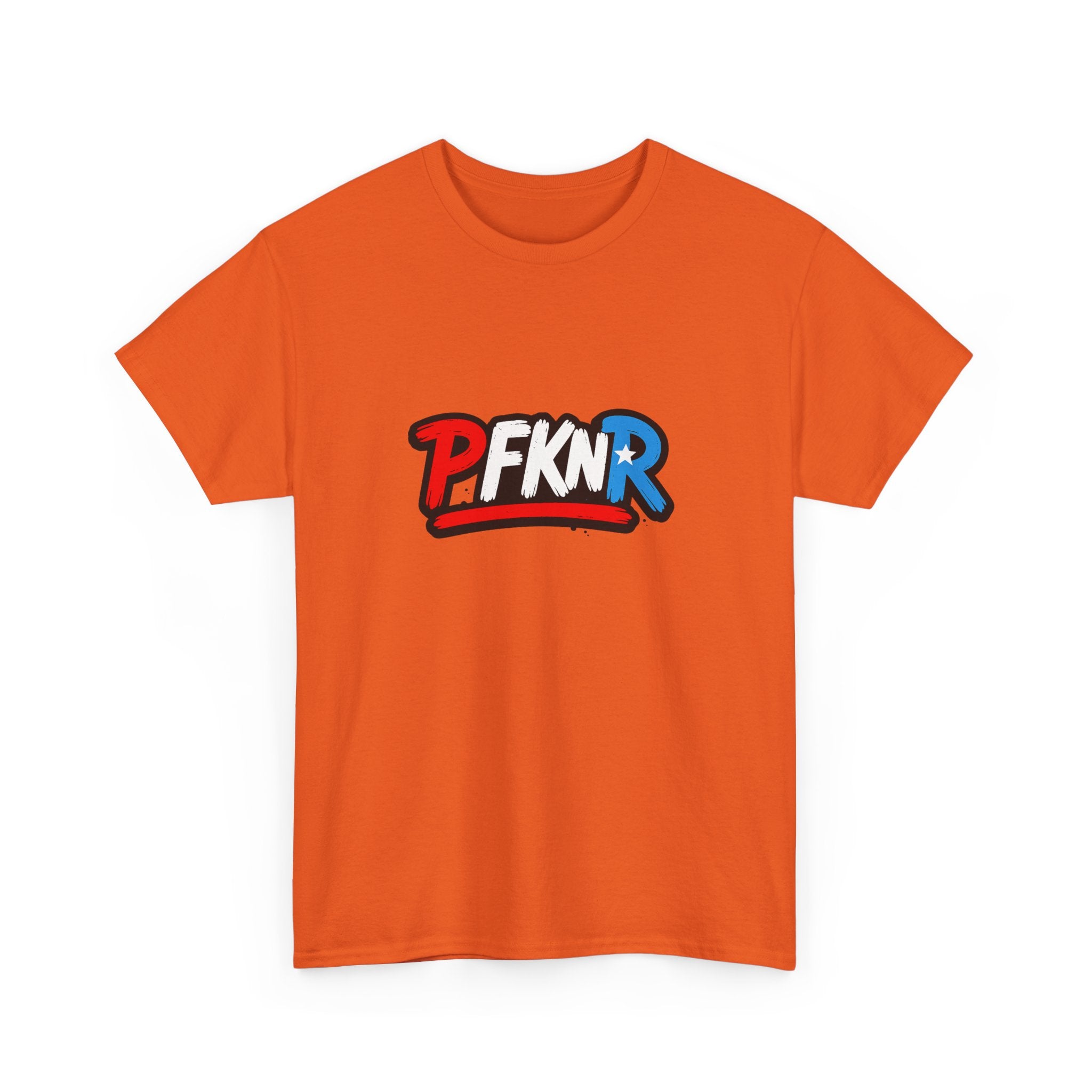 Unisex Heavy Cotton Tee - PFKNR Logo Shirt, Casual Wear, Gift for Him/Her, Streetwear, Everyday Style, Comfortable Tee