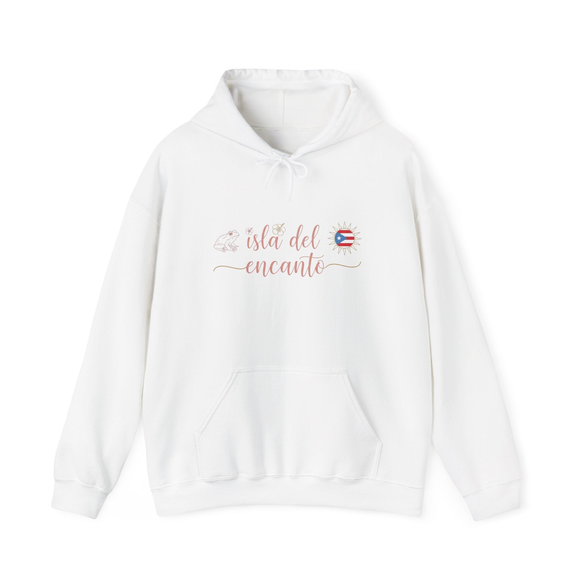 Isla del Encanto Paradise Hoodie - Comfortable Unisex Sweatshirt with 'Isla del Encanto' Design, Gift for Travelers, Cozy for Everyday Wear, [...]