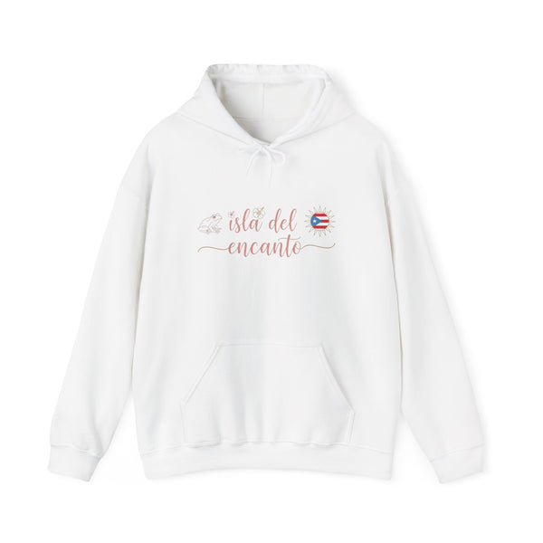Isla del Encanto Paradise Hoodie - Comfortable Unisex Sweatshirt with 'Isla del Encanto' Design, Gift for Travelers, Cozy for Everyday Wear, [...]