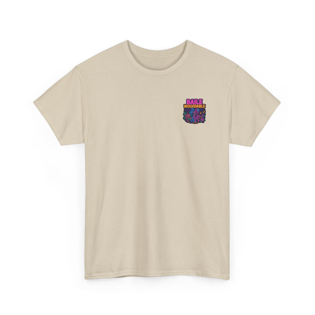 Unisex Heavy Cotton Tee - Colorful 'Baile Inolvidable' T-Shirt