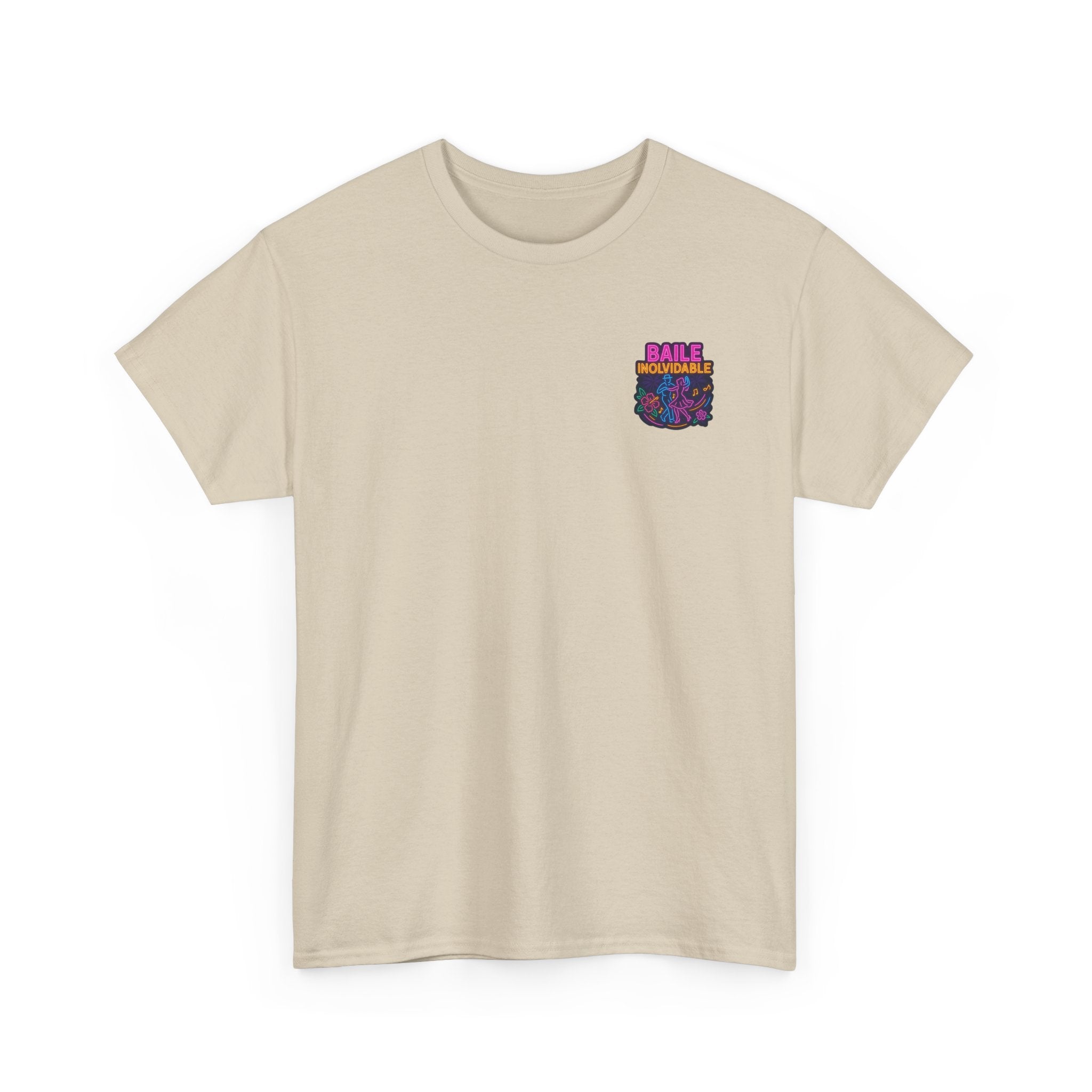 Unisex Heavy Cotton Tee - Colorful 'Baile Inolvidable' T-Shirt