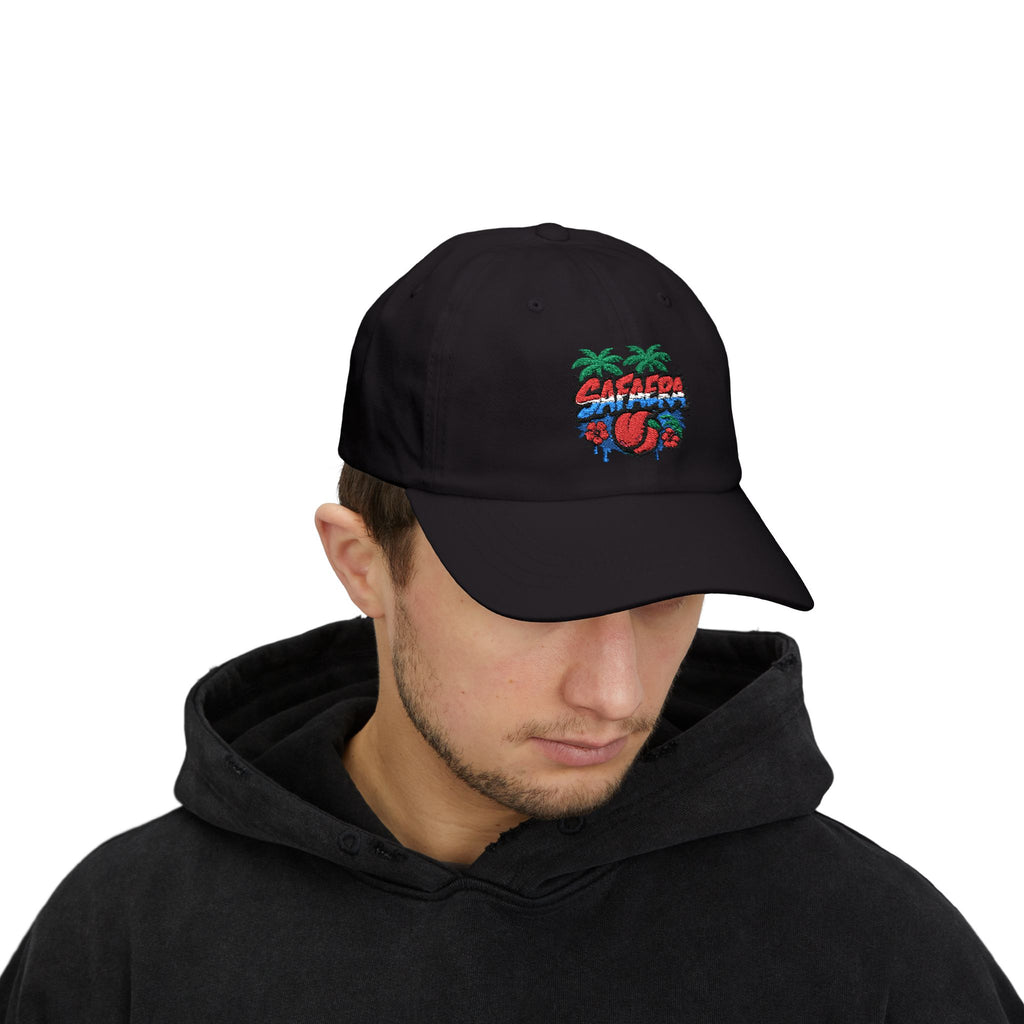 Tropical Vibes Dad Cap - Casual Summer Hat, Perfect Gift for Dads, Outdoor Activities, Beach Days, Vacation Must-Have, Adjustable Style