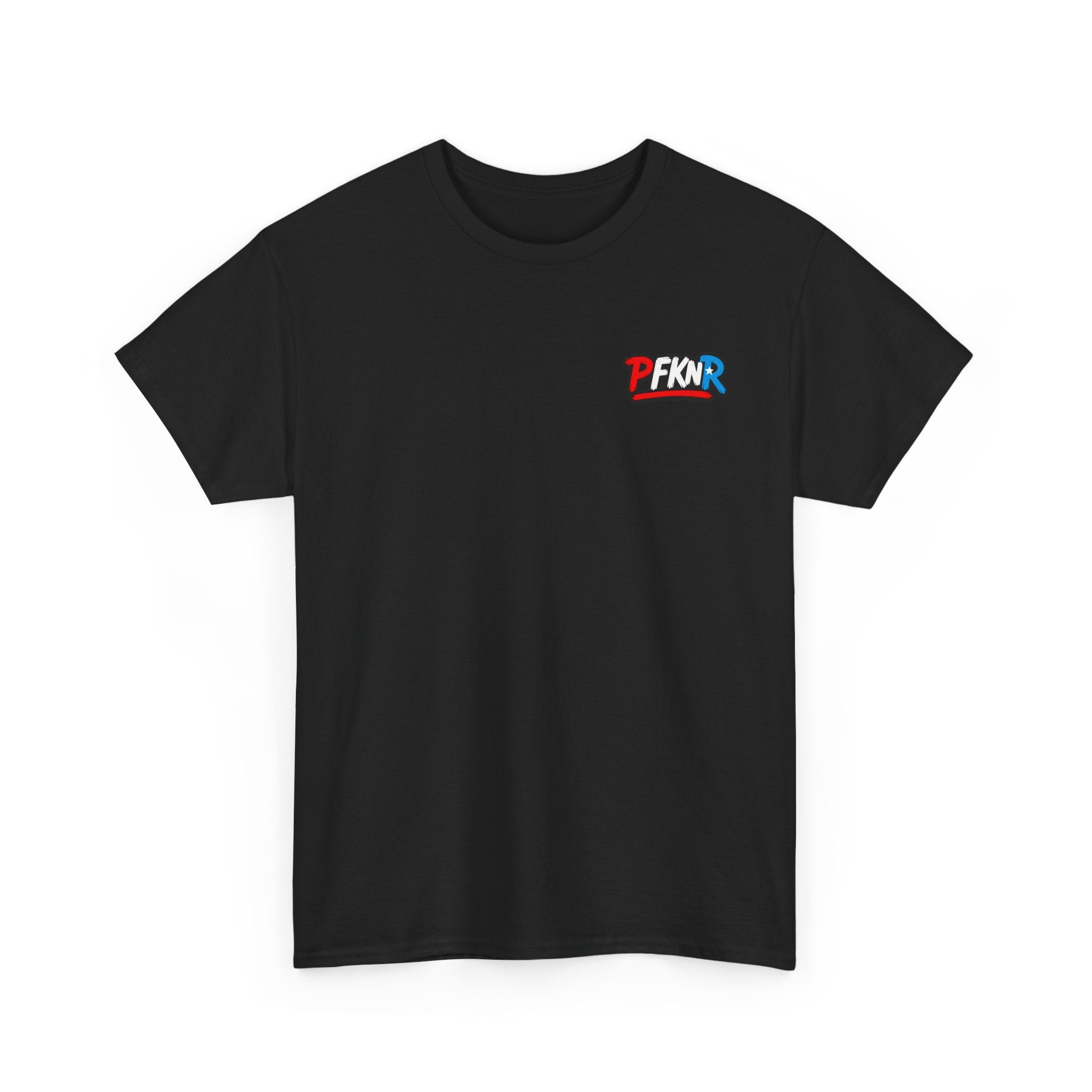 Unisex Heavy Cotton Tee - PFKNR Small Logo Shirt, Casual Wear, Gift for Him/Her, Streetwear, Everyday Style, Comfortable Tee