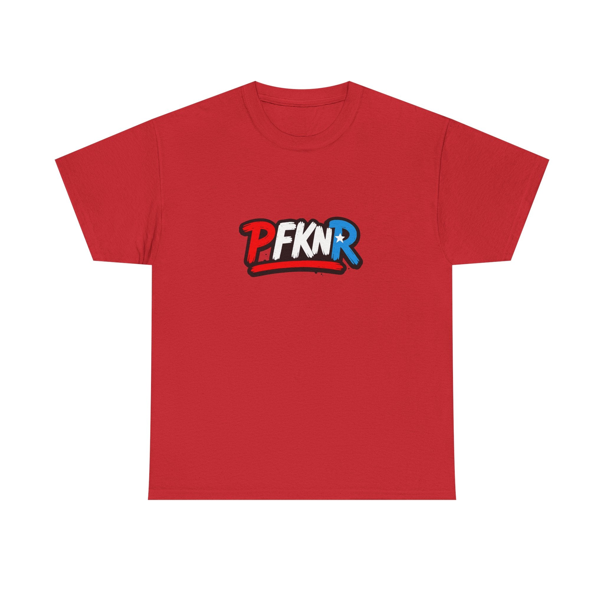 Unisex Heavy Cotton Tee - PFKNR Logo Shirt, Casual Wear, Gift for Him/Her, Streetwear, Everyday Style, Comfortable Tee