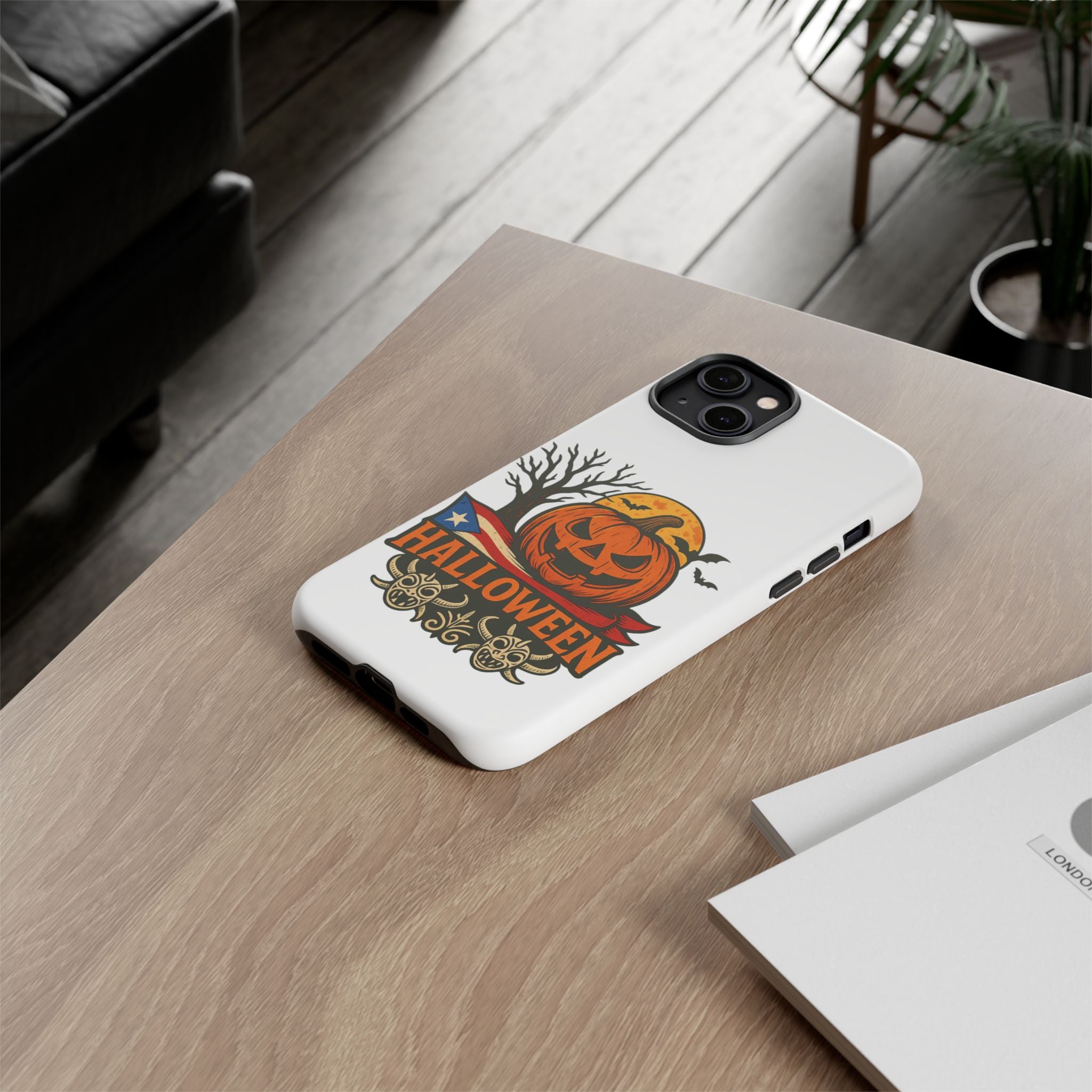 Halloween Phone Case, Tough Phone Case, Spooky Seasonal Cover, Fall Decor Accessory, Trick or Treat Gift, Halloween Celebration