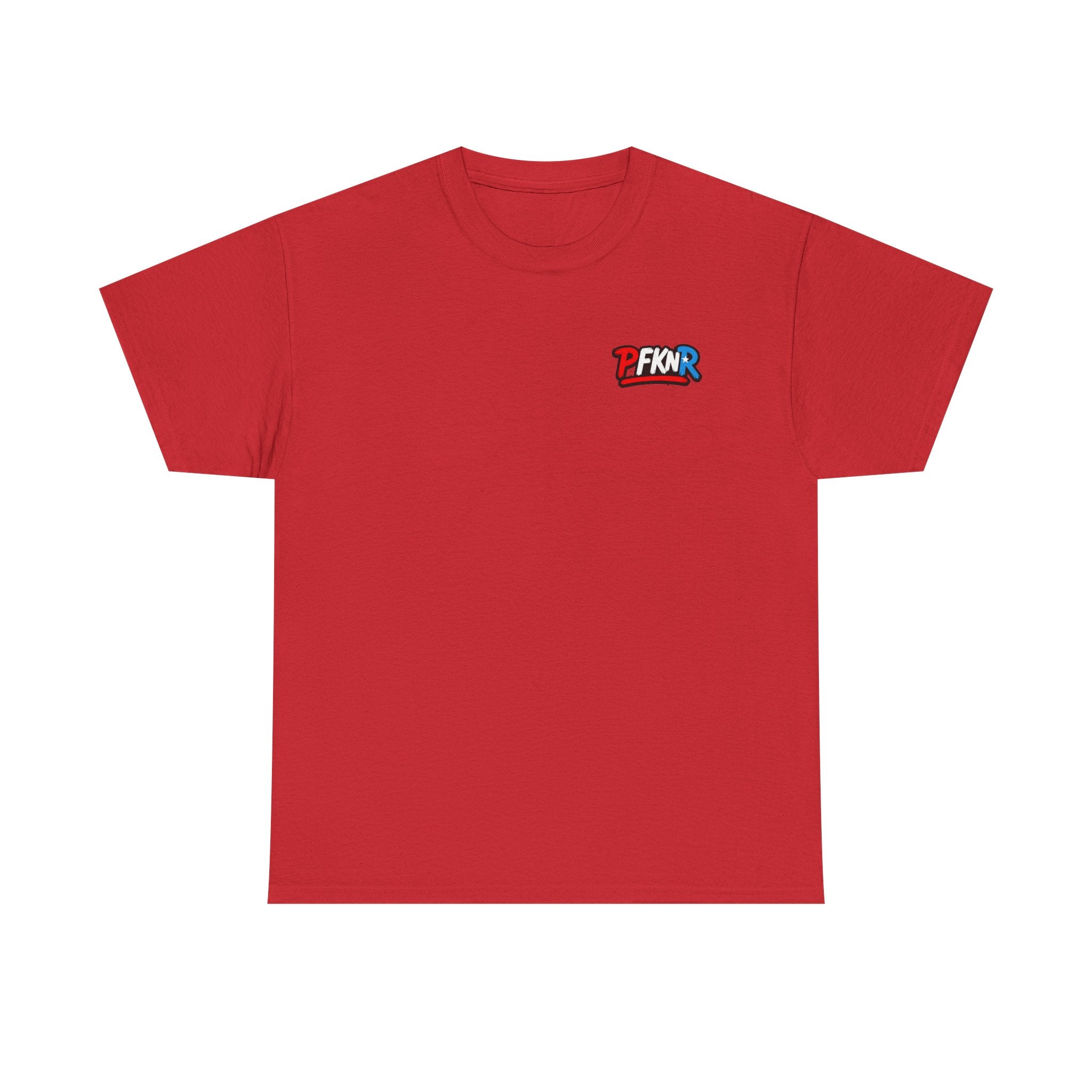 Unisex Heavy Cotton Tee - PFKNR Small Logo Shirt, Casual Wear, Gift for Him/Her, Streetwear, Everyday Style, Comfortable Tee