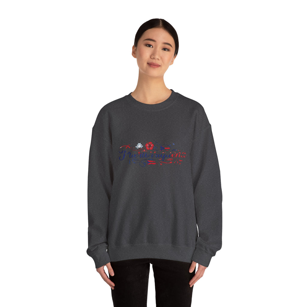 Floral ‘Muerto’ Unisex Crewneck Sweatshirt, Cozy Gift, Casual Wear, Layering Essential, Trendy Streetwear