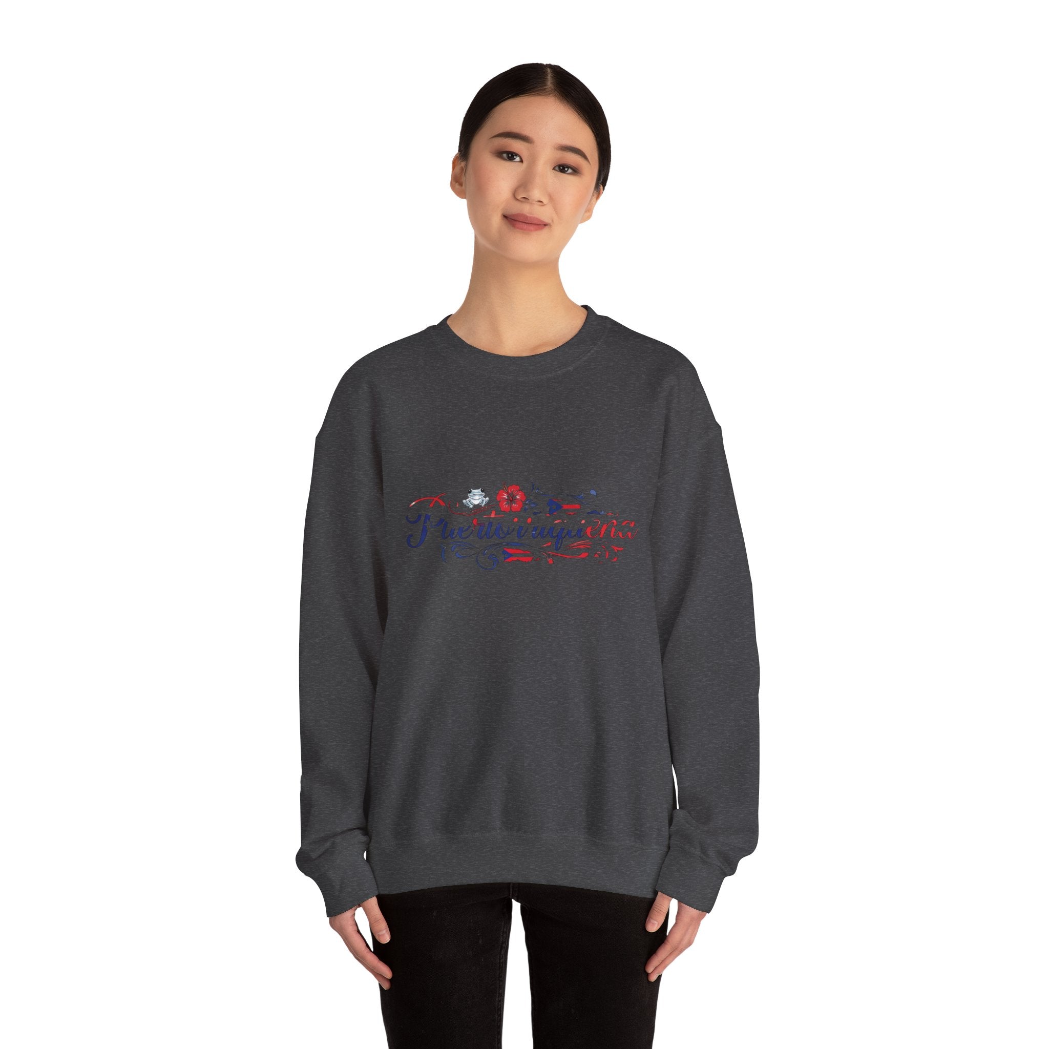Floral ‘Muerto’ Unisex Crewneck Sweatshirt, Cozy Gift, Casual Wear, Layering Essential, Trendy Streetwear