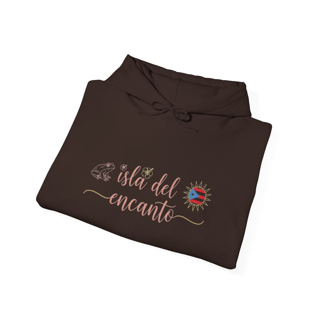 Isla del Encanto Paradise Hoodie - Comfortable Unisex Sweatshirt with 'Isla del Encanto' Design, Gift for Travelers, Cozy for Everyday Wear, [...]
