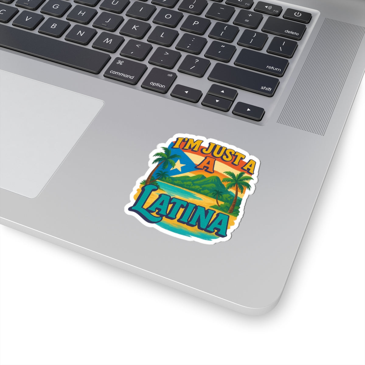 Vibrant Latina Kiss-Cut Stickers for Self-Expression, Laptop Decor, Gifts, Party Favors, Travel Accessories