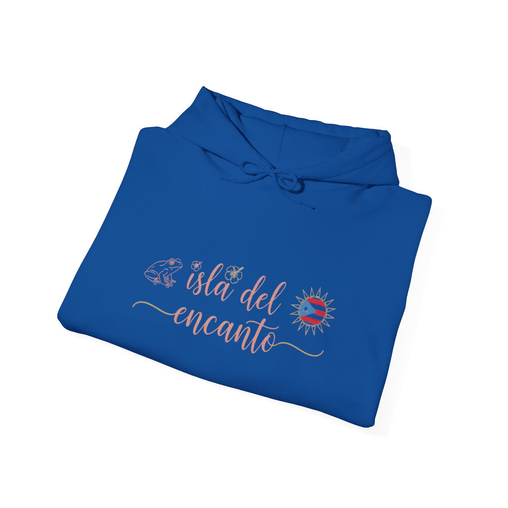 Isla del Encanto Paradise Hoodie - Comfortable Unisex Sweatshirt with 'Isla del Encanto' Design, Gift for Travelers, Cozy for Everyday Wear, [...]