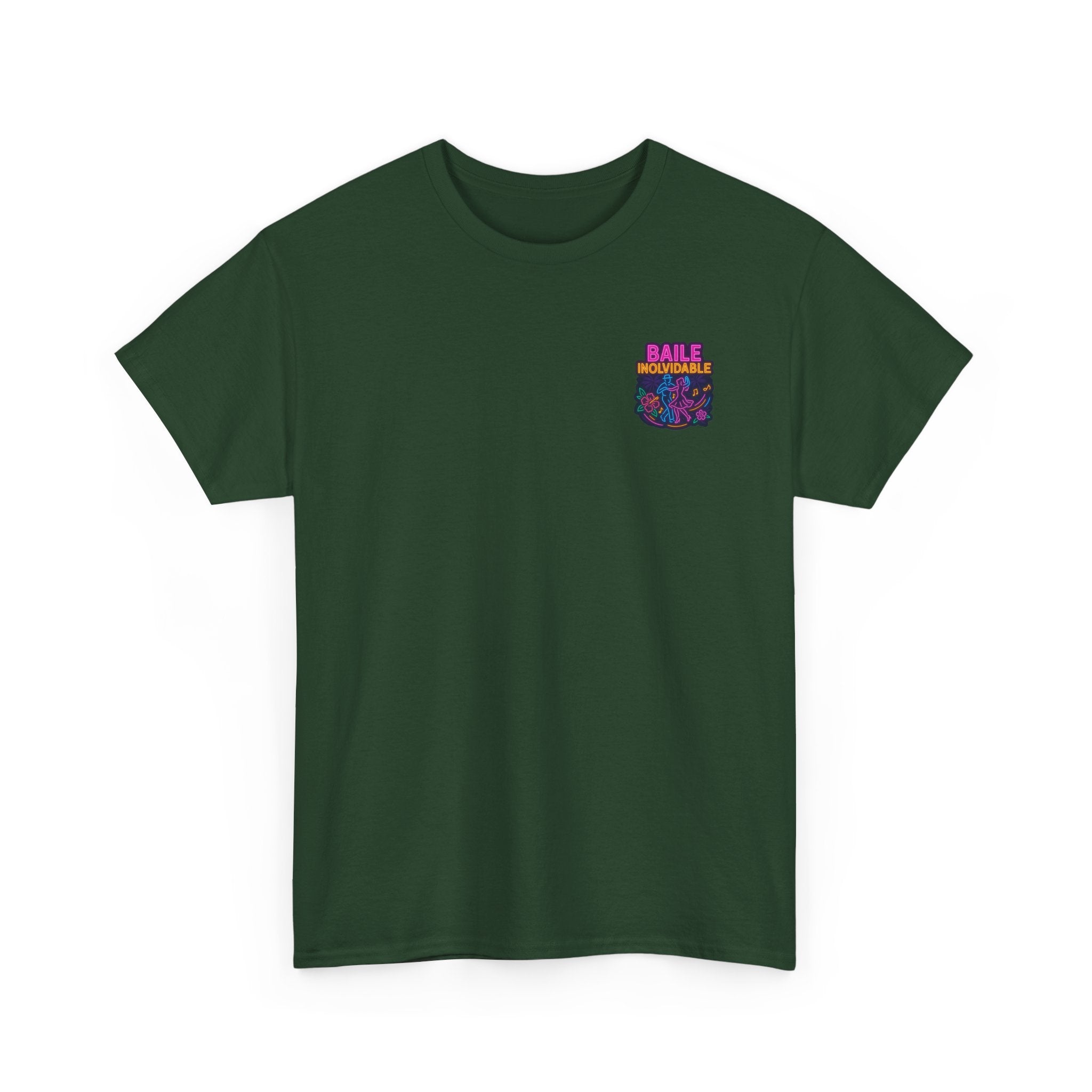 Unisex Heavy Cotton Tee - Colorful 'Baile Inolvidable' T-Shirt