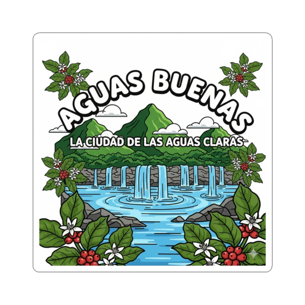 Aguas Buenas Kiss-Cut Stickers