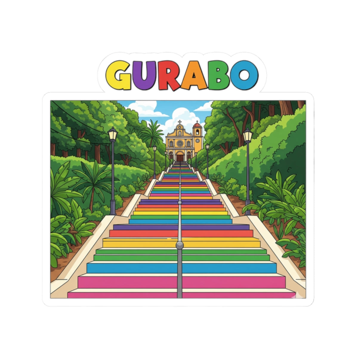 Gurabo Kiss-Cut Stickers