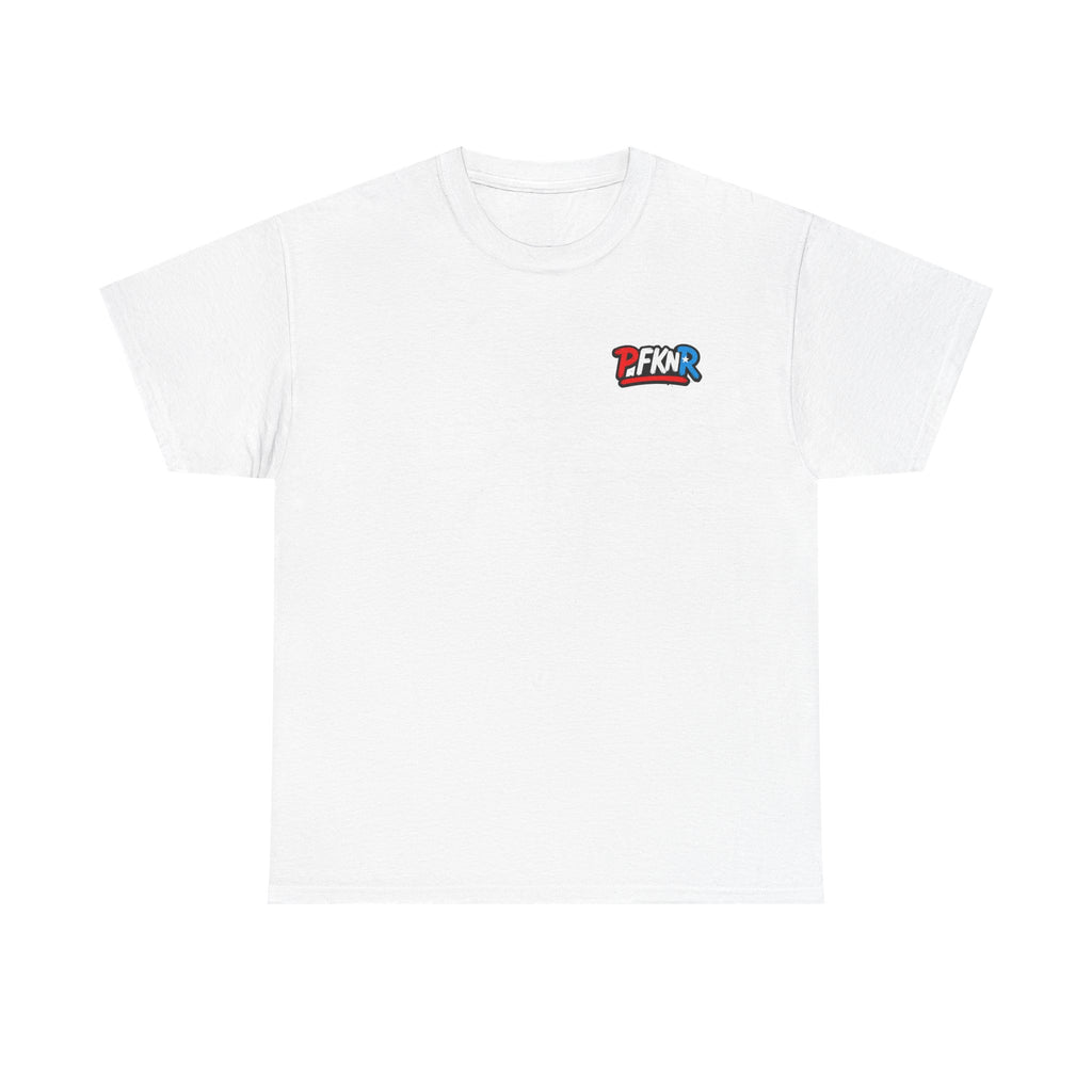 Unisex Heavy Cotton Tee - PFKNR Small Logo Shirt, Casual Wear, Gift for Him/Her, Streetwear, Everyday Style, Comfortable Tee