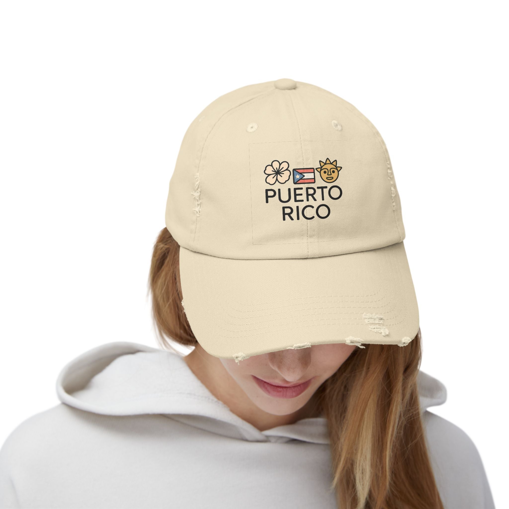 Puerto Rico Distressed Cap