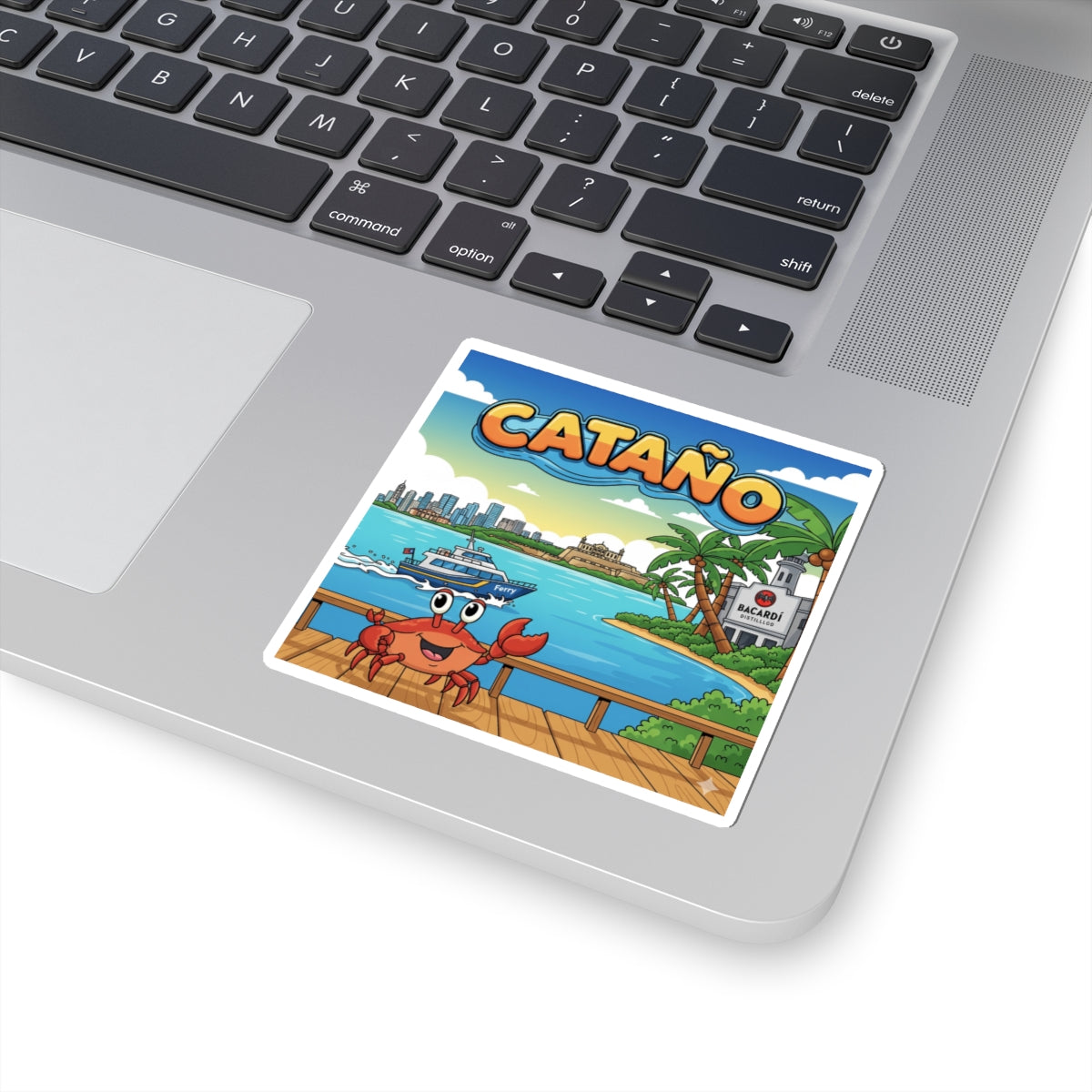 Cataño Crab Kiss-Cut Stickers