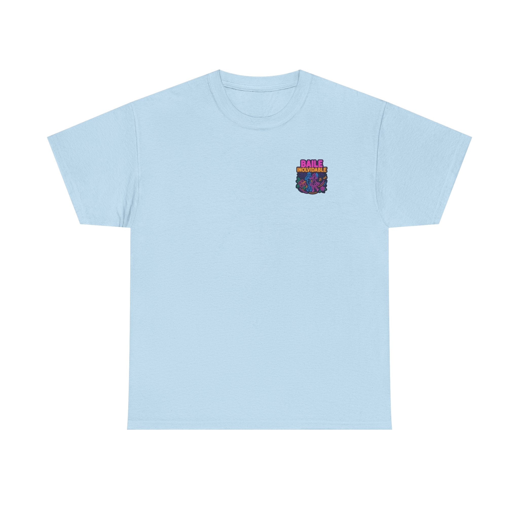 Unisex Heavy Cotton Tee - Colorful 'Baile Inolvidable' T-Shirt