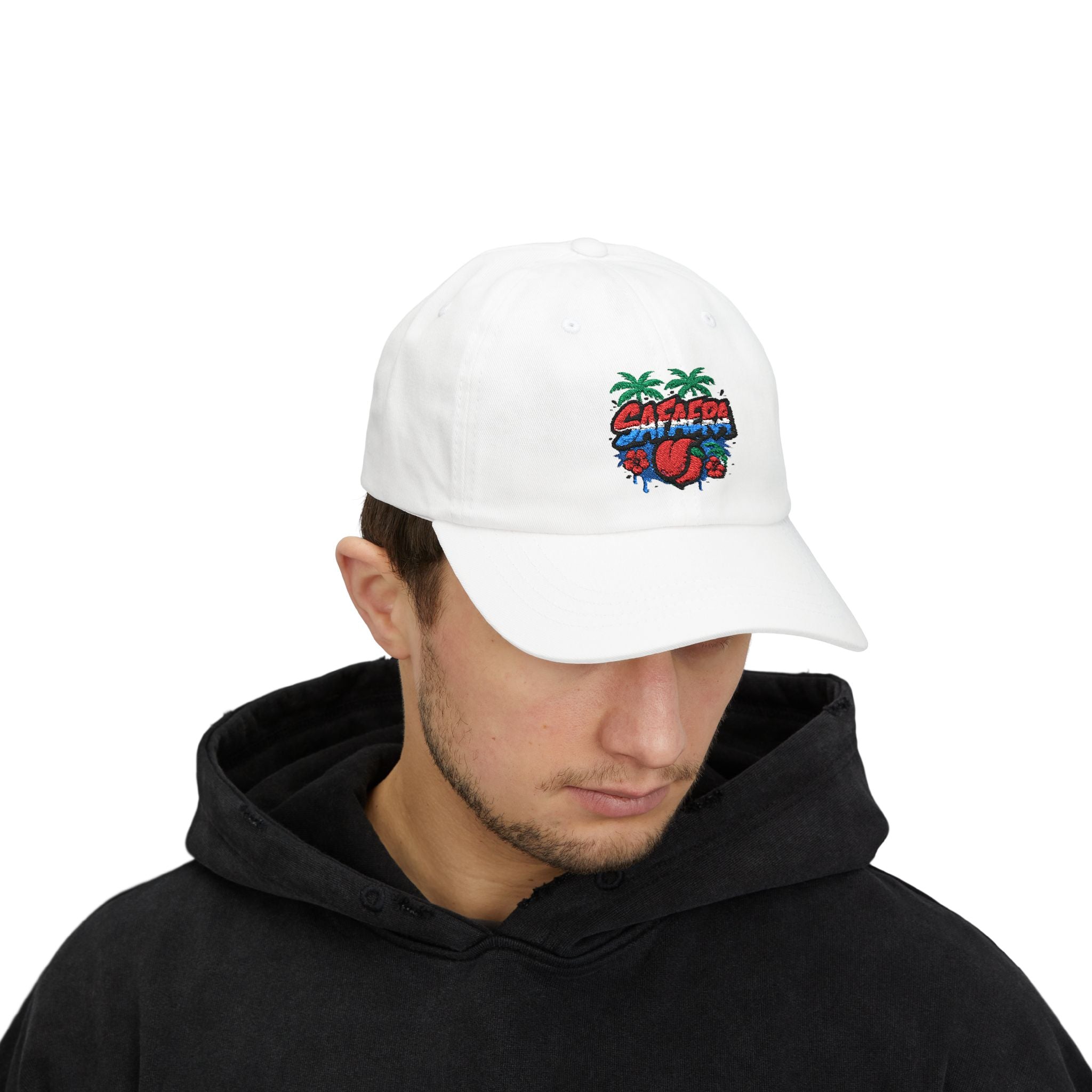Tropical Vibes Dad Cap - Casual Summer Hat, Perfect Gift for Dads, Outdoor Activities, Beach Days, Vacation Must-Have, Adjustable Style
