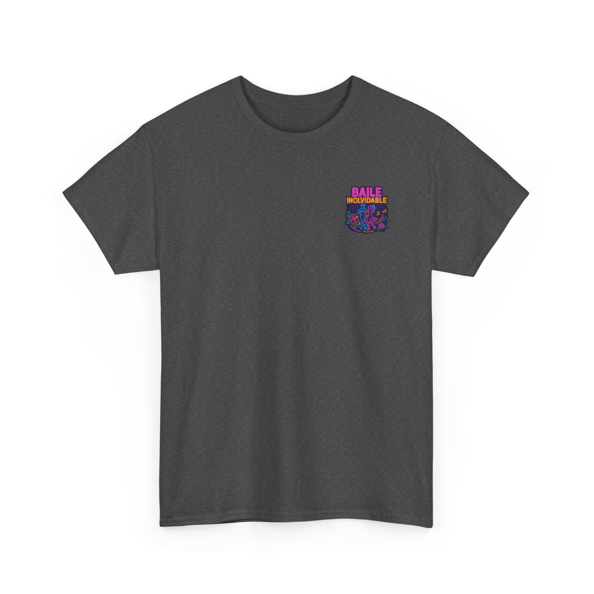Unisex Heavy Cotton Tee - Colorful 'Baile Inolvidable' T-Shirt