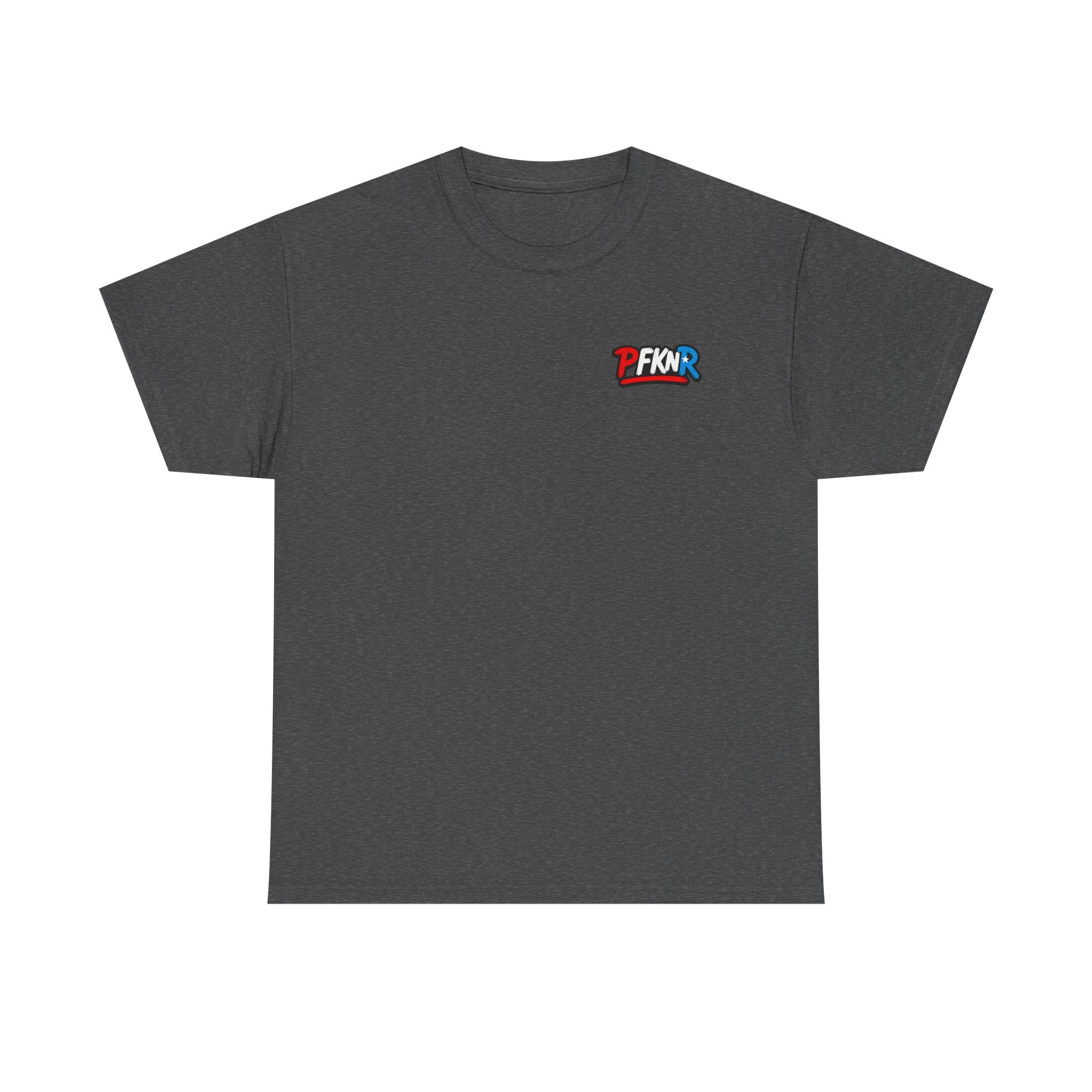 Unisex Heavy Cotton Tee - PFKNR Small Logo Shirt, Casual Wear, Gift for Him/Her, Streetwear, Everyday Style, Comfortable Tee