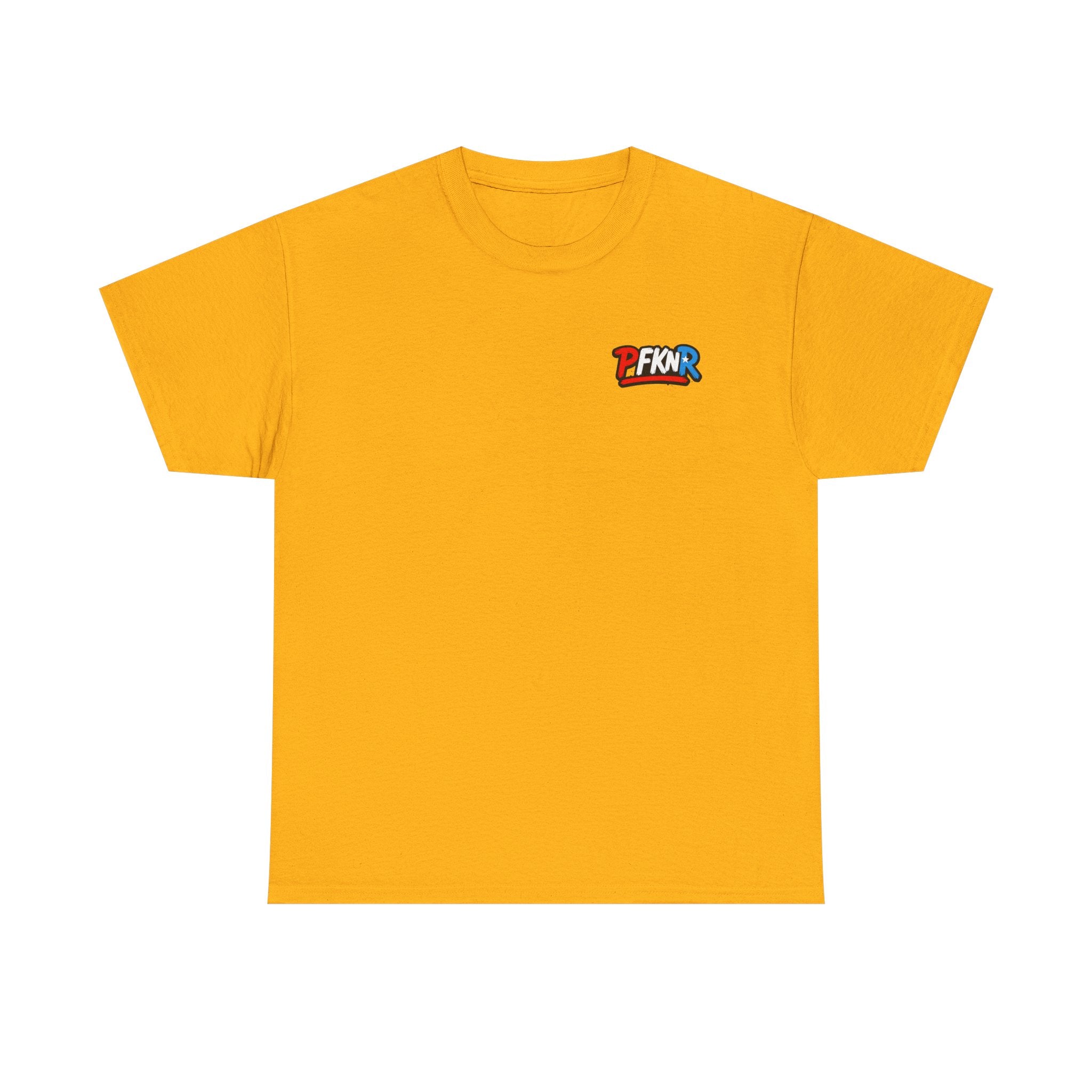 Unisex Heavy Cotton Tee - PFKNR Small Logo Shirt, Casual Wear, Gift for Him/Her, Streetwear, Everyday Style, Comfortable Tee