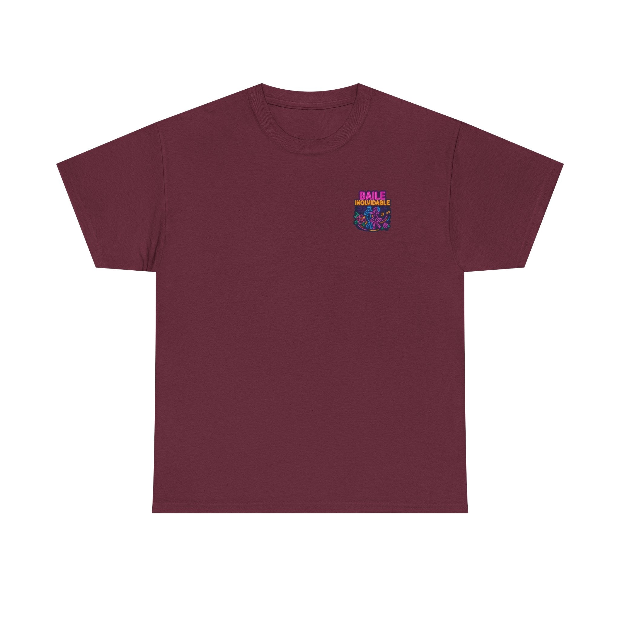Unisex Heavy Cotton Tee - Colorful 'Baile Inolvidable' T-Shirt